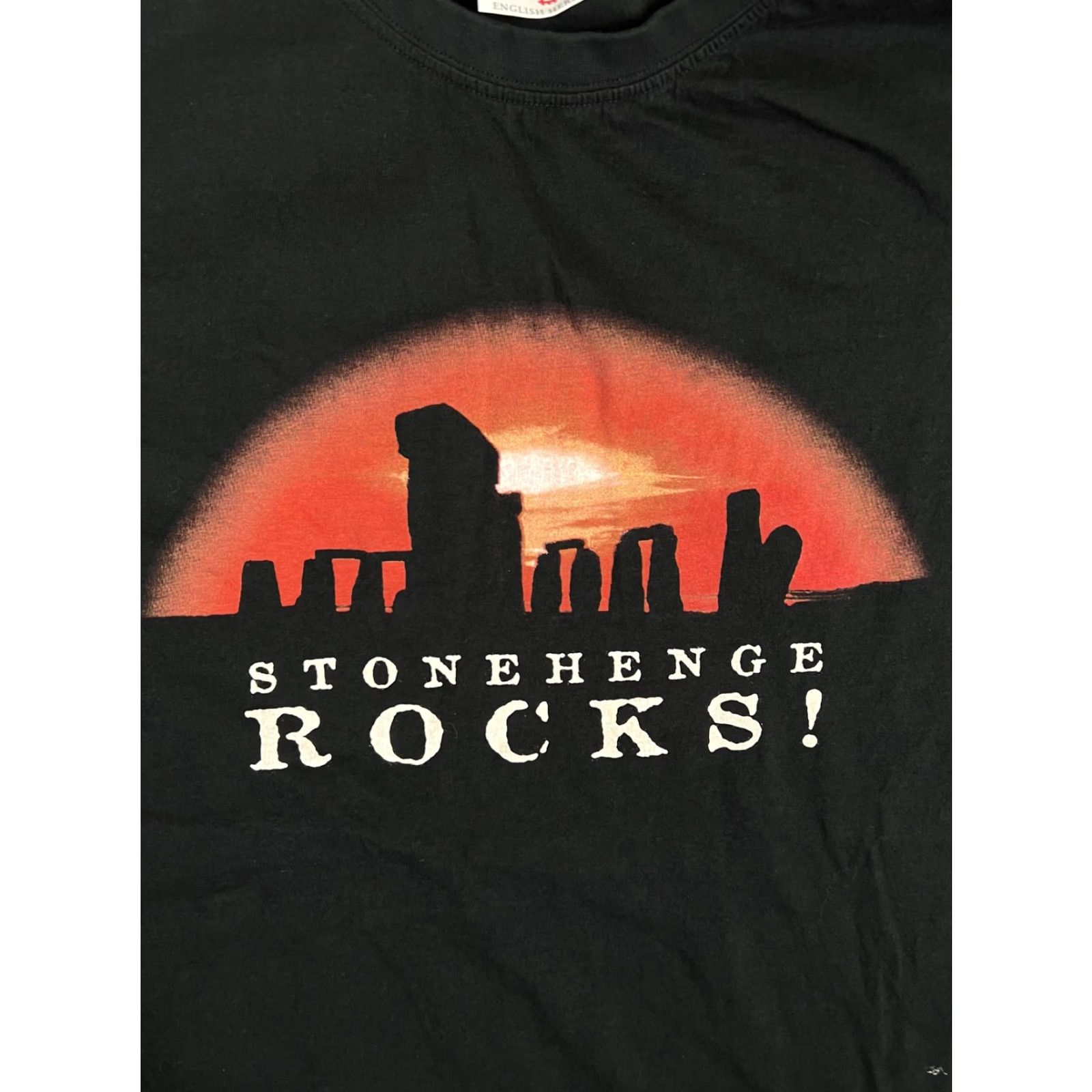 Vintage VINTAGE Stonehenge Rocks Shirt Mens 2XL Black Graphic T-Shirt Tee English Heritage Size US XXL / EU 58 / 5 - 2 Thumbnail