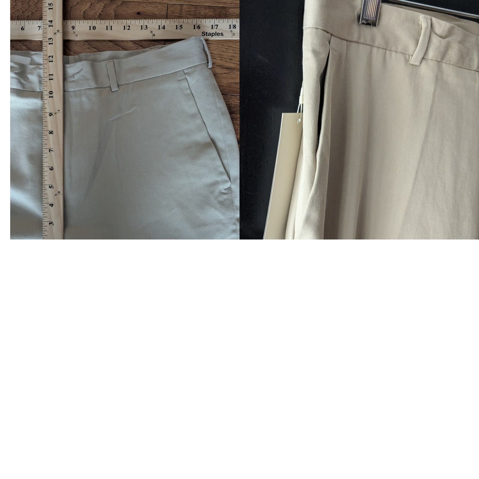 Perry Ellis Perry Ellis Mens Khaki Tan Cotton Lyocell Flat Front Chino Pants Trousers 34x32 Size US 34 / EU 50 - 8 Thumbnail