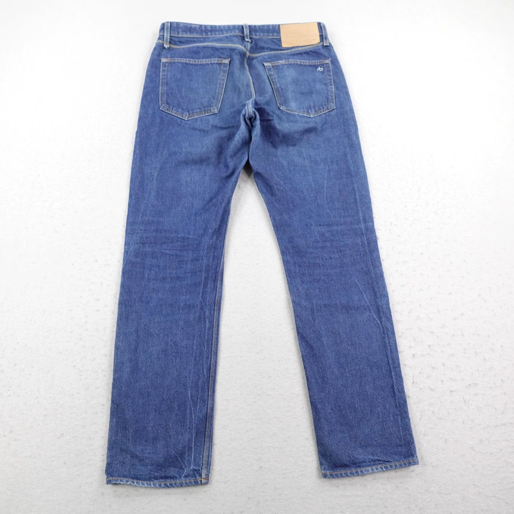 Rag & Bone Rag & Bone Jeans Mens 31 Blue Denim Button Fly Made In USA Straight Leg Faded Jeans Mens 31 Blue Denim Button Fly Made In USA Straight Leg Faded Size US 31 - 5 Thumbnail