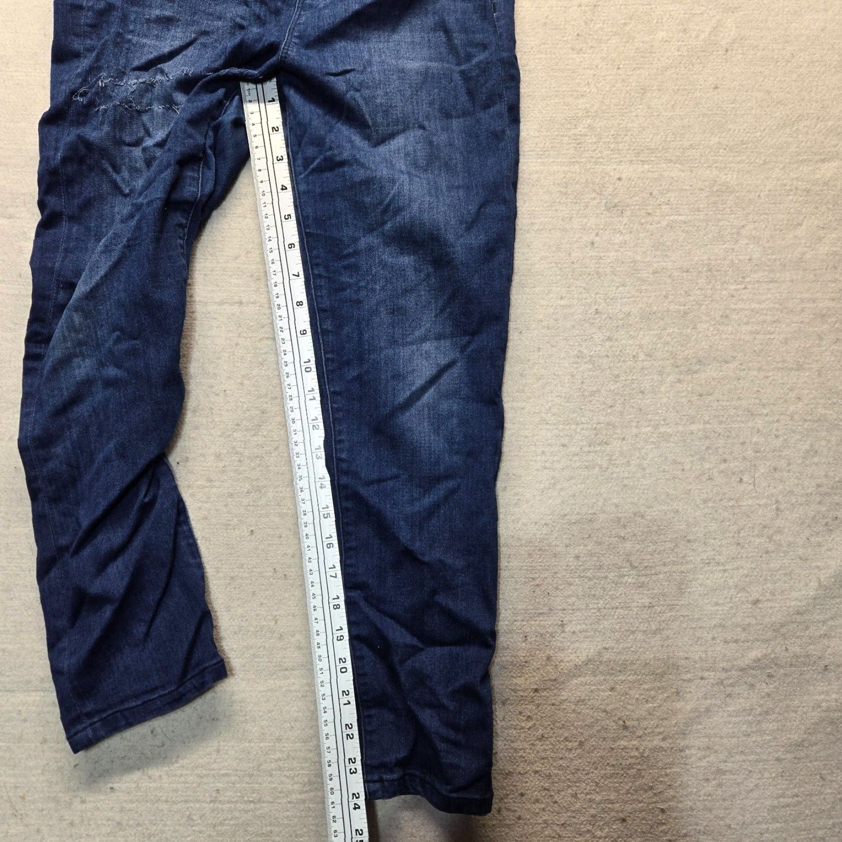 Vintage Liverpool Dark Wash Blue Mid Rise Straight Leg Jeans Women's Size 6 Size 28" / US 6 / IT 42 - 7 Thumbnail