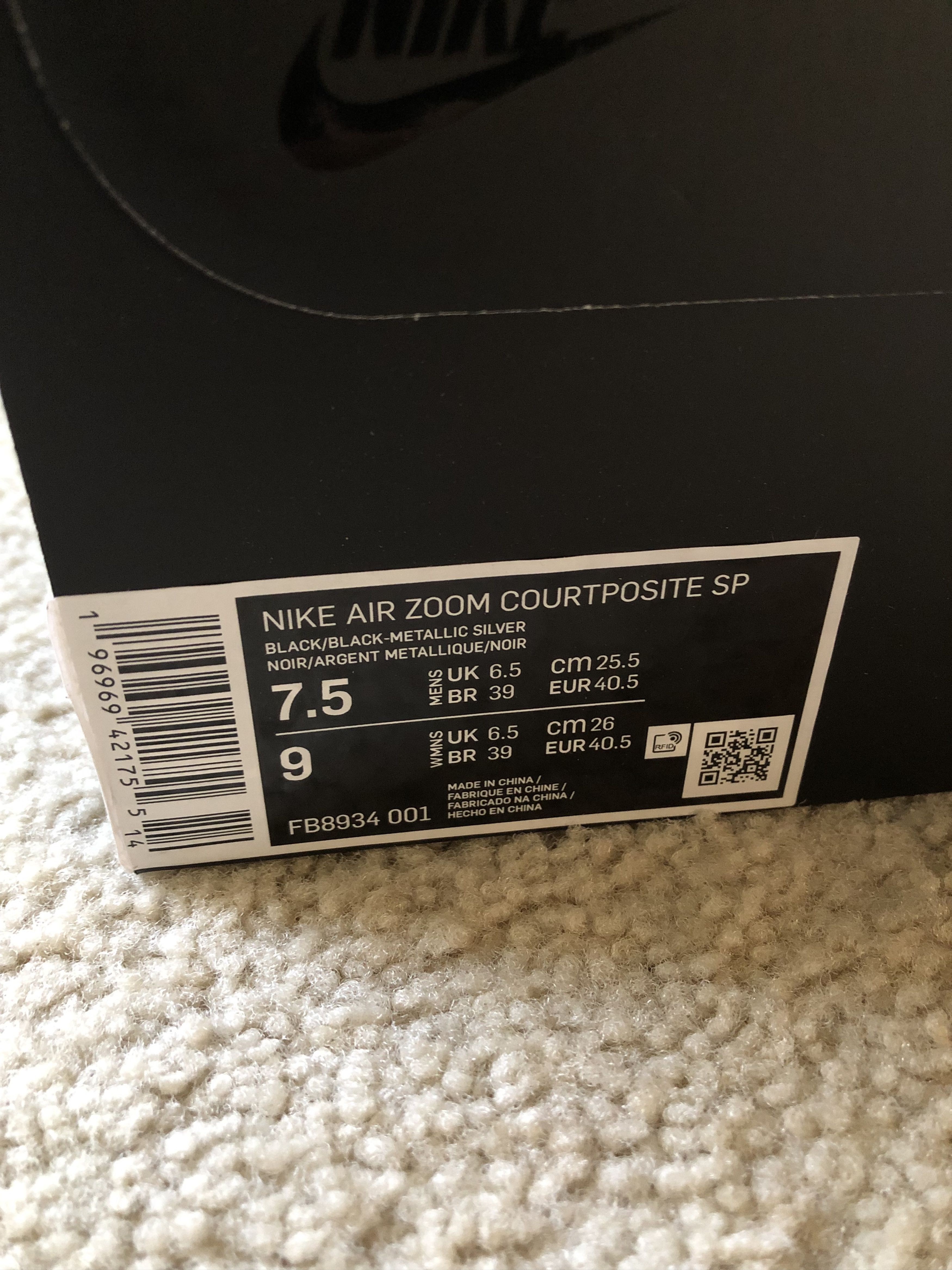 Nike × Supreme Supreme x Nike Air Zoom Courtposite Size US 7.5 / EU 40-41 - 9 Thumbnail