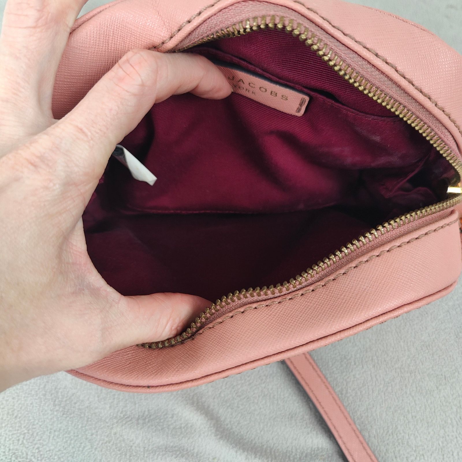 Marc Jacobs Marc Jacobs Playback Crossbody Bag Saffiano Leather Blush Size ONE SIZE - 9 Thumbnail