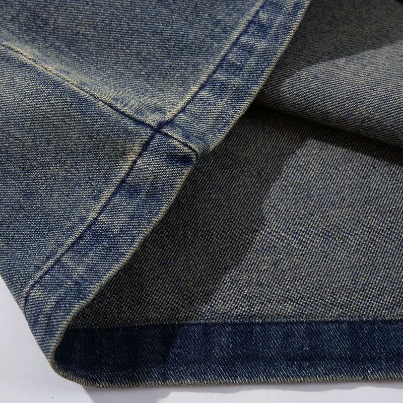 Jean Half Zipper Collar Jean Shirt Denim Y2K Vintage Design Size US L / EU 52-54 / 3 - 5 Thumbnail
