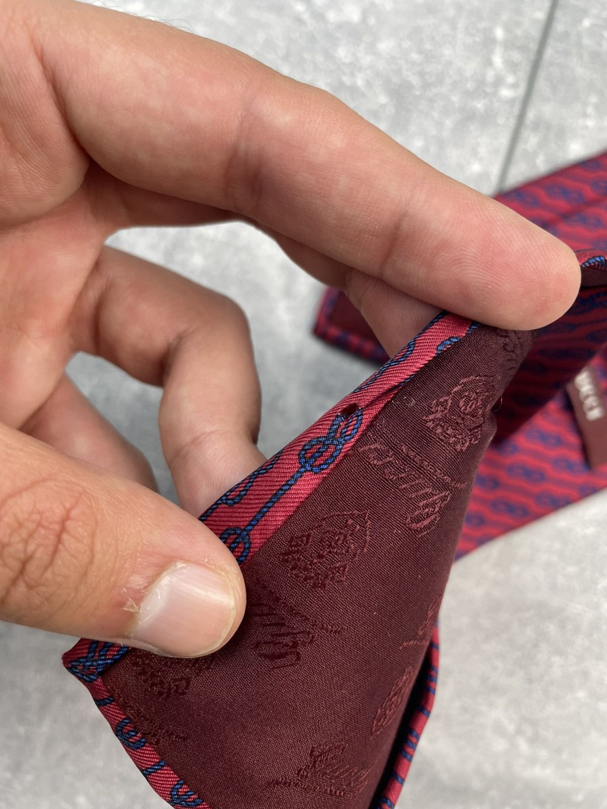 Gucci Gucci Silk Tie Mens Made in Italy Size ONE SIZE - 9 Thumbnail