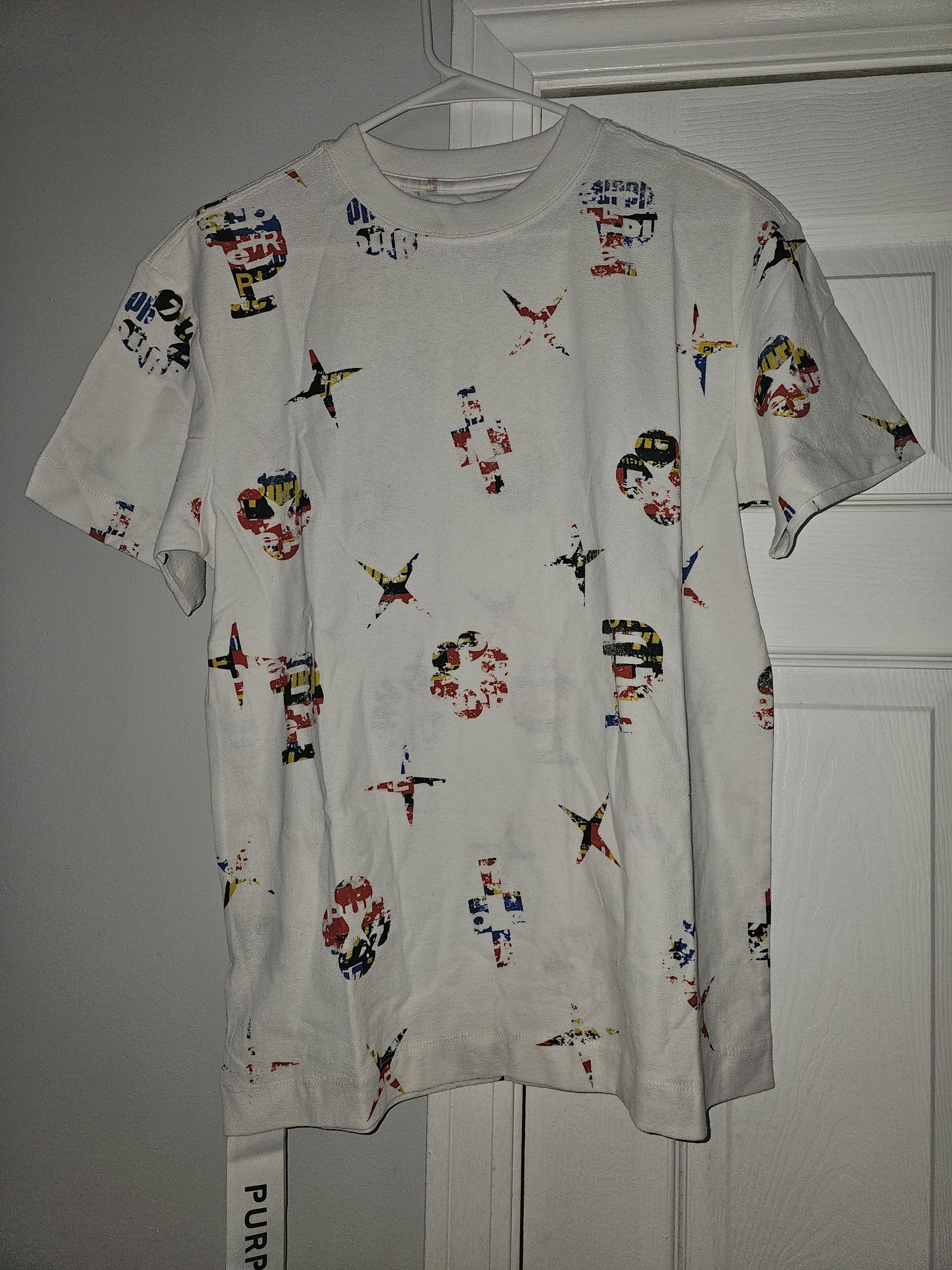 Purple Purple OffWhite Textured Jersey Size US XS / EU 42 / 0 - 1 Thumbnail