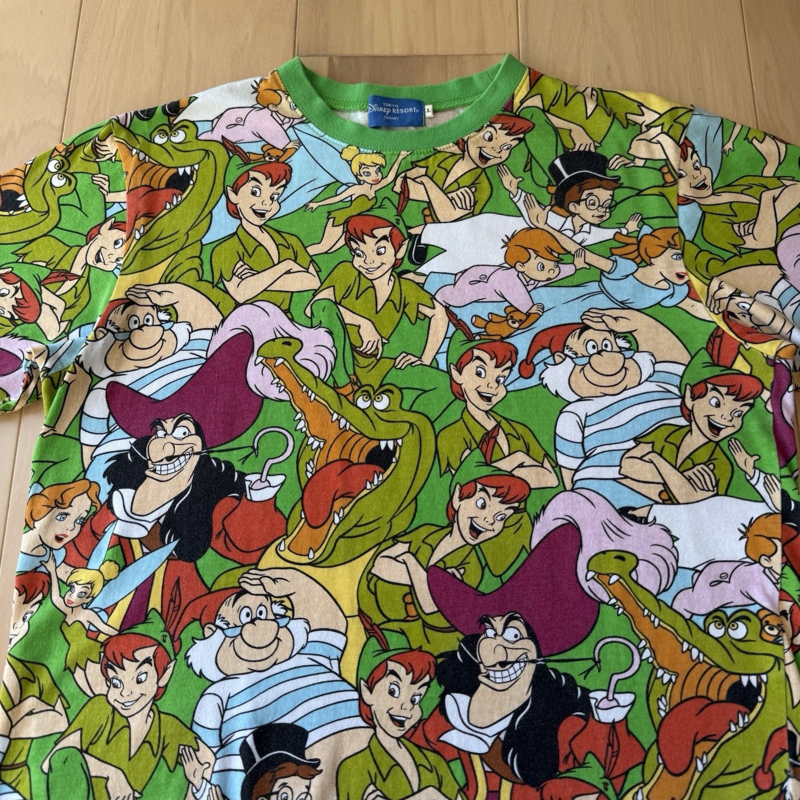 Disney Disney Peter Pan Shirt L Multicolor Tinker Bell Captain Hook Size US L / EU 52-54 / 3 - 3 Thumbnail