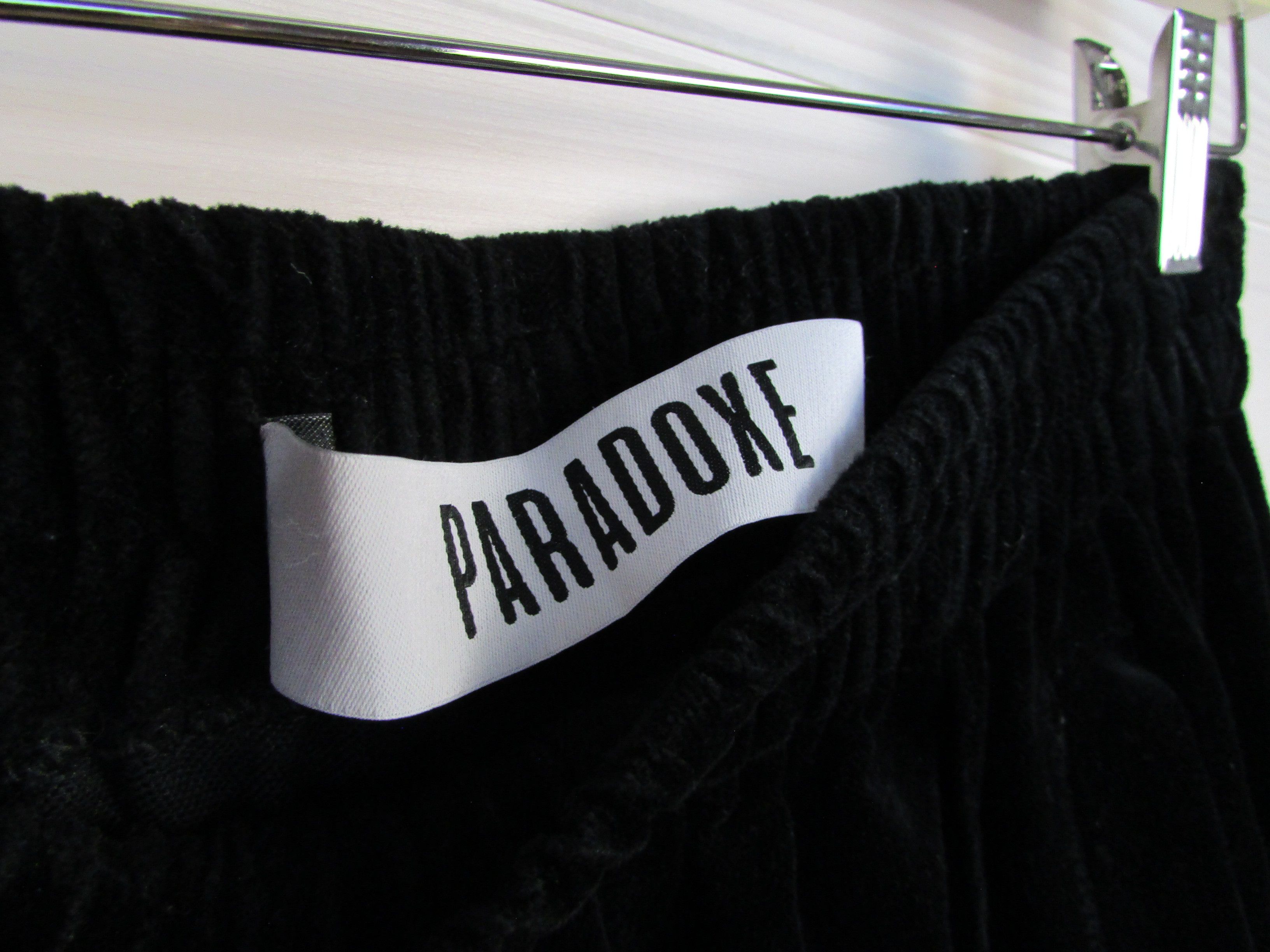 Paradoxe Paris Paradoxe Paris Avant Garde Black Velour Pants Size US 30 / EU 46 - 3 Thumbnail