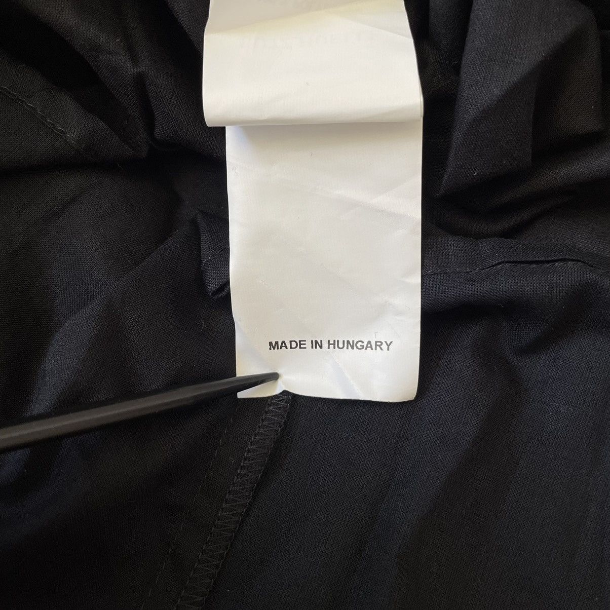 Other Lutz Huelle Asymmetrical Black Mini Dress Designer Dress Size L / US 10 / IT 46 - 10 Thumbnail