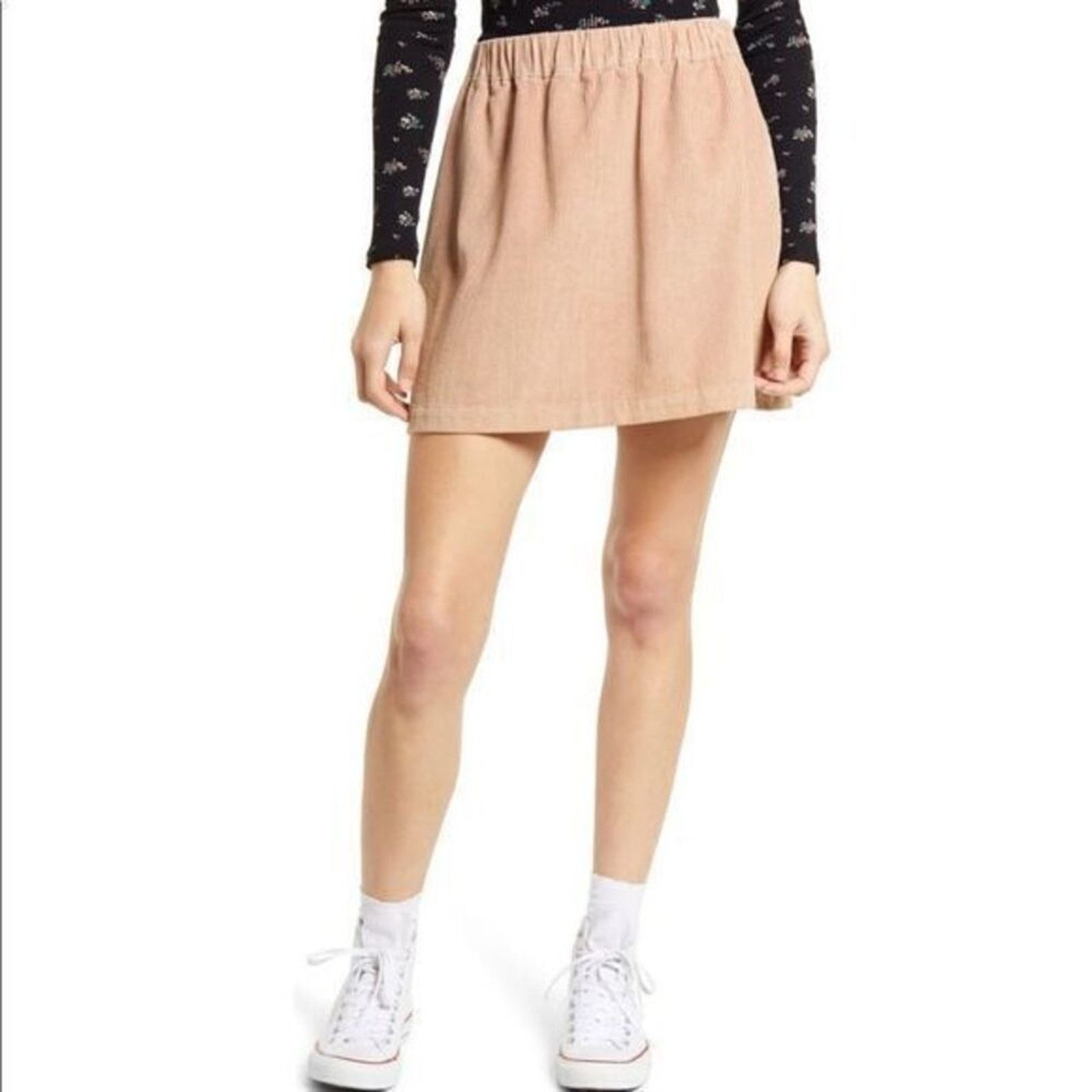 BP. BP | Women’s Corduroy Skirt sz M Tan Ribbed NEW #X291​​​ Size 30" / US 8 / IT 44 - 1 Thumbnail