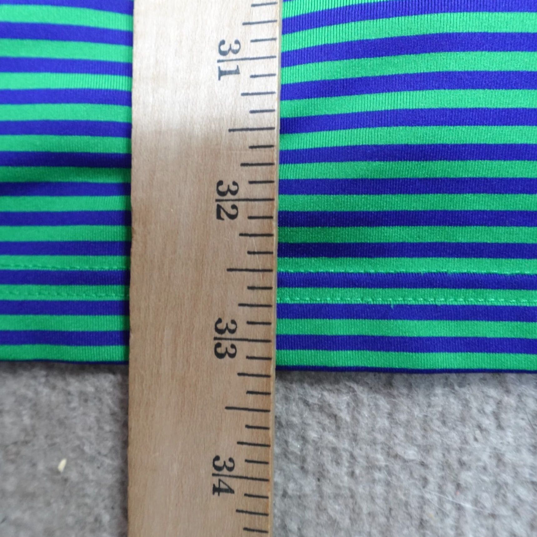 RLX Ralph Lauren VINTAGE RLX Ralph Lauren Polo Shirt 2XL Blue Green Striped Size US XXL / EU 58 / 5 - 5 Thumbnail