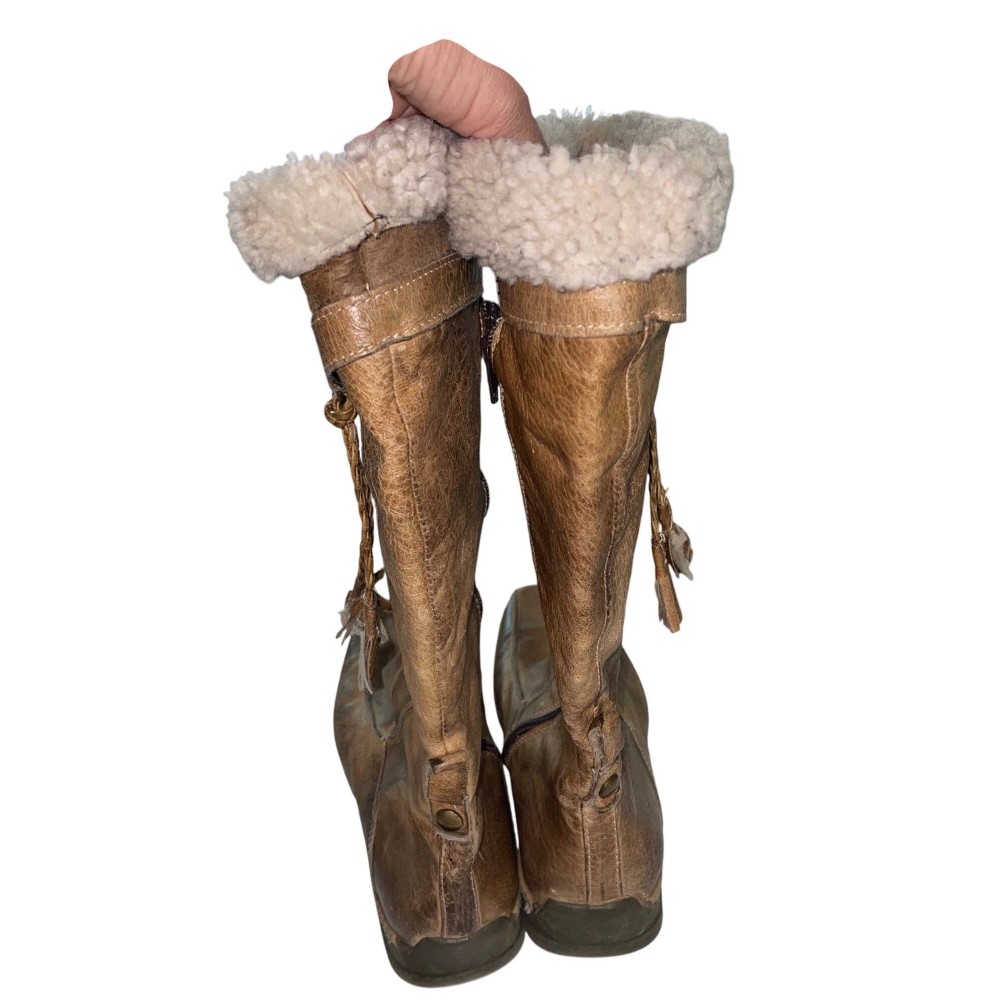 Other Manas Design Womens Boots Size 38 Distressed Size US 8 / IT 38 - 3 Thumbnail
