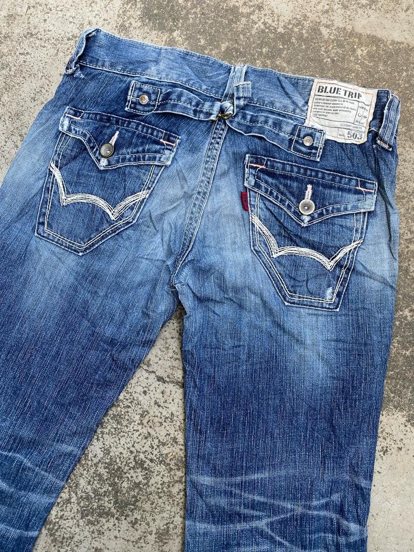 Edwin × If Six Was Nine Distressed Edwin Blue Trip Size US 32 / EU 48 - 3 Thumbnail