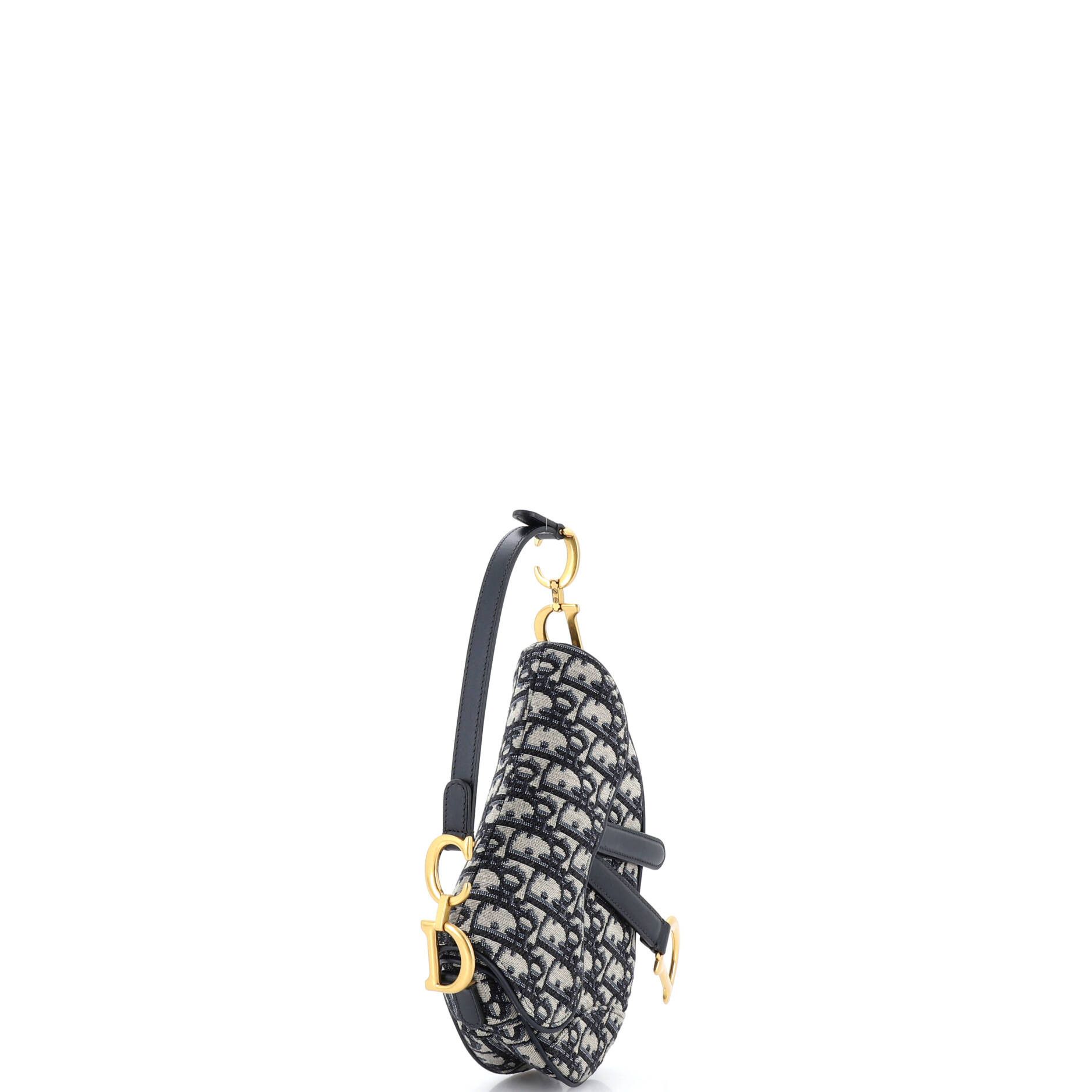 Dior Saddle Handbag Oblique Canvas Mini Size ONE SIZE - 1 Thumbnail