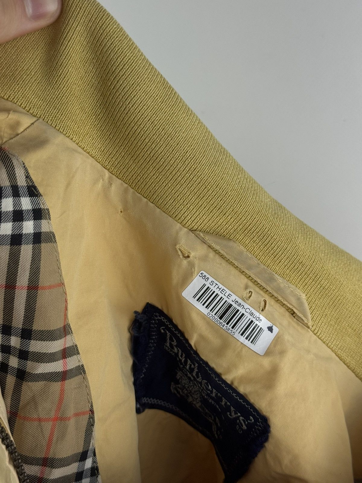 Burberry Vintage 80-90s Burberry Nova Check Bomber Jacket Beige Size US S / EU 44-46 / 1 - 18 Thumbnail