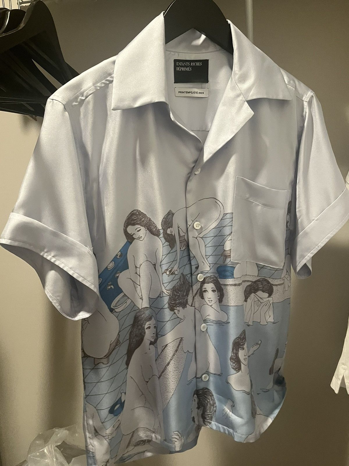 Enfants Riches Deprimes ERD Bath House Silk Shirt Size US S / EU 44-46 / 1 - 1 Thumbnail