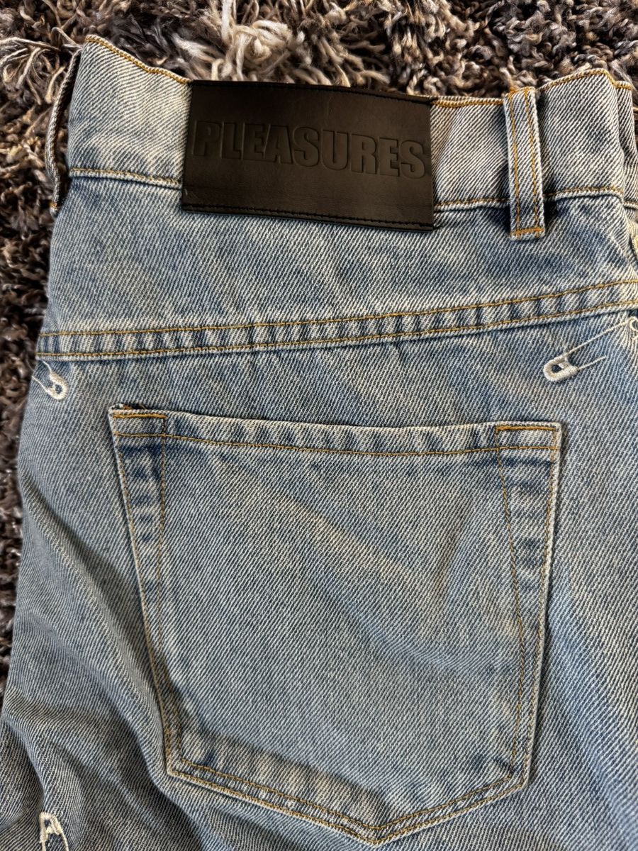 Pleasures Pleasures safety pin embroidered jeans Size US 32 / EU 48 - 5 Thumbnail