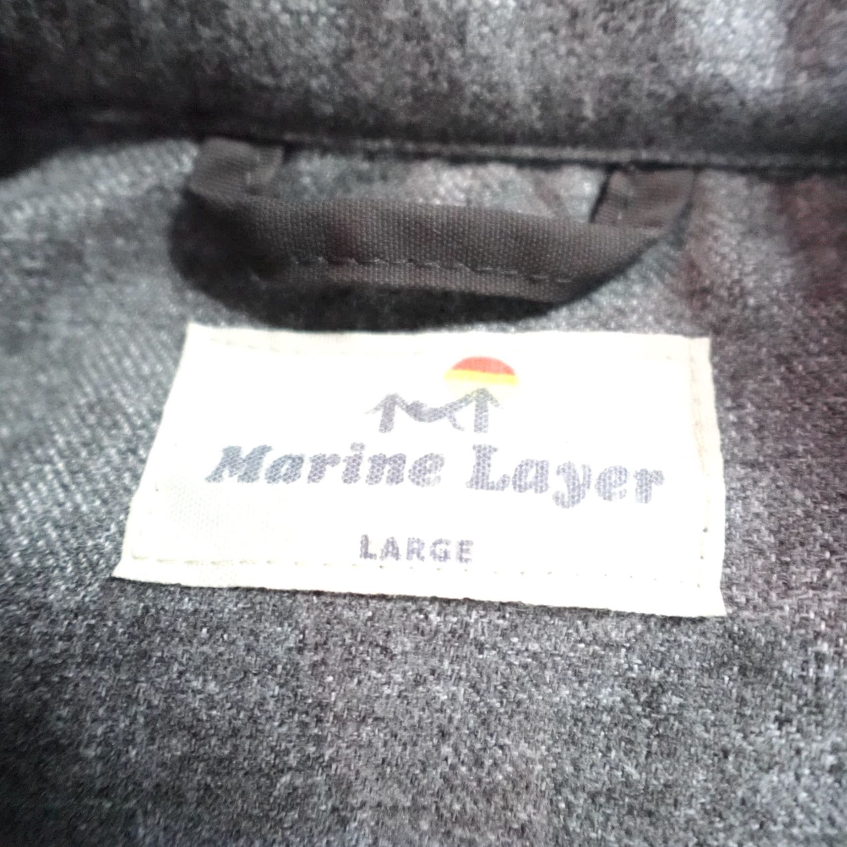 Marine Layer Marine Layer Jacket L Gray Heather Rainier Shacket – Men Windbreaker, Zip, Polyester, Short Coat, Regular Size, Rainier Gray, Lightweight, Flaw Free Size US L / EU 52-54 / 3 - 2 Thumbnail