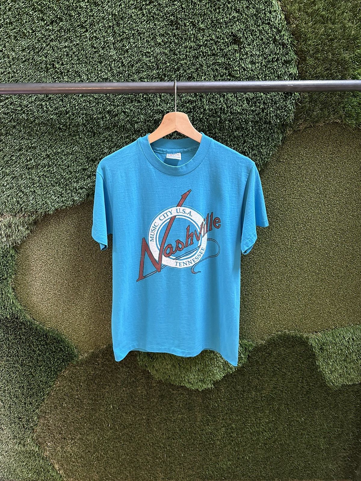 Vintage Vintage Nashville Music City T-shirt Medium Size US M / EU 48-50 / 2 - 1 Thumbnail