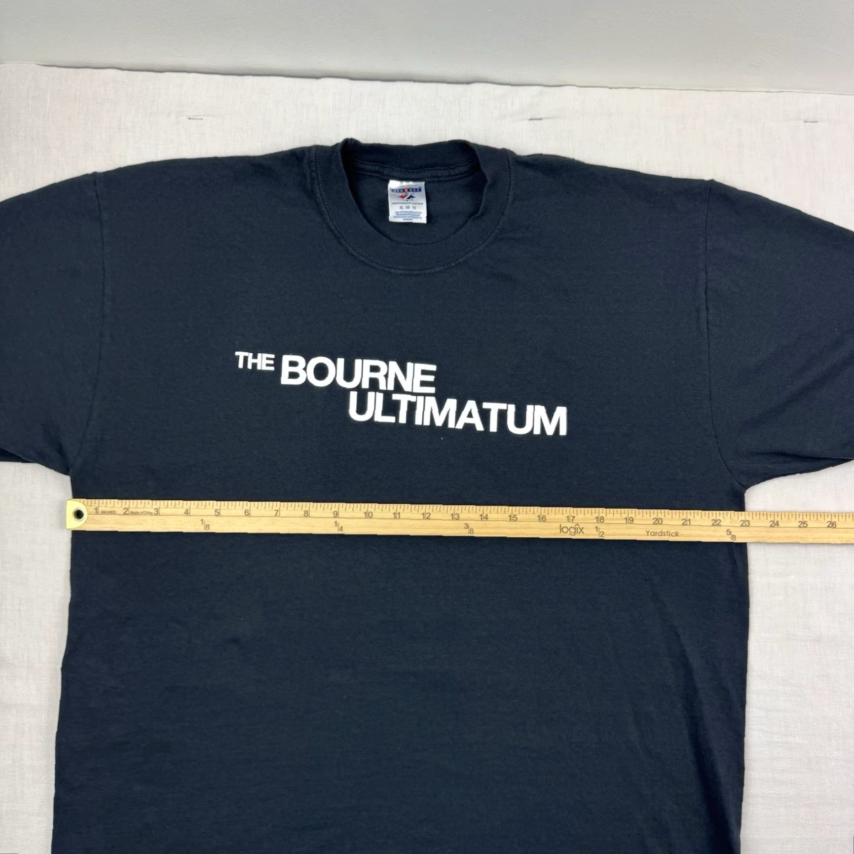 Jerzees VINTAGE JERZEES The Bourne Ultimatum Movie T-Shirt Adult XL Black 2007 Y2K Mens Size US XL / EU 56 / 4 - 6 Thumbnail
