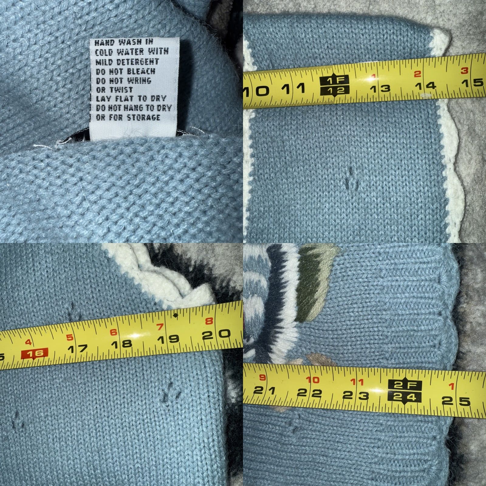 Vintage VINTAGE Koret Vest Shirt Womens S Light Blue Embroidered Button Beaded Flowers V-Neck Sleeveless Size S / US 4 / IT 40 - 9 Thumbnail