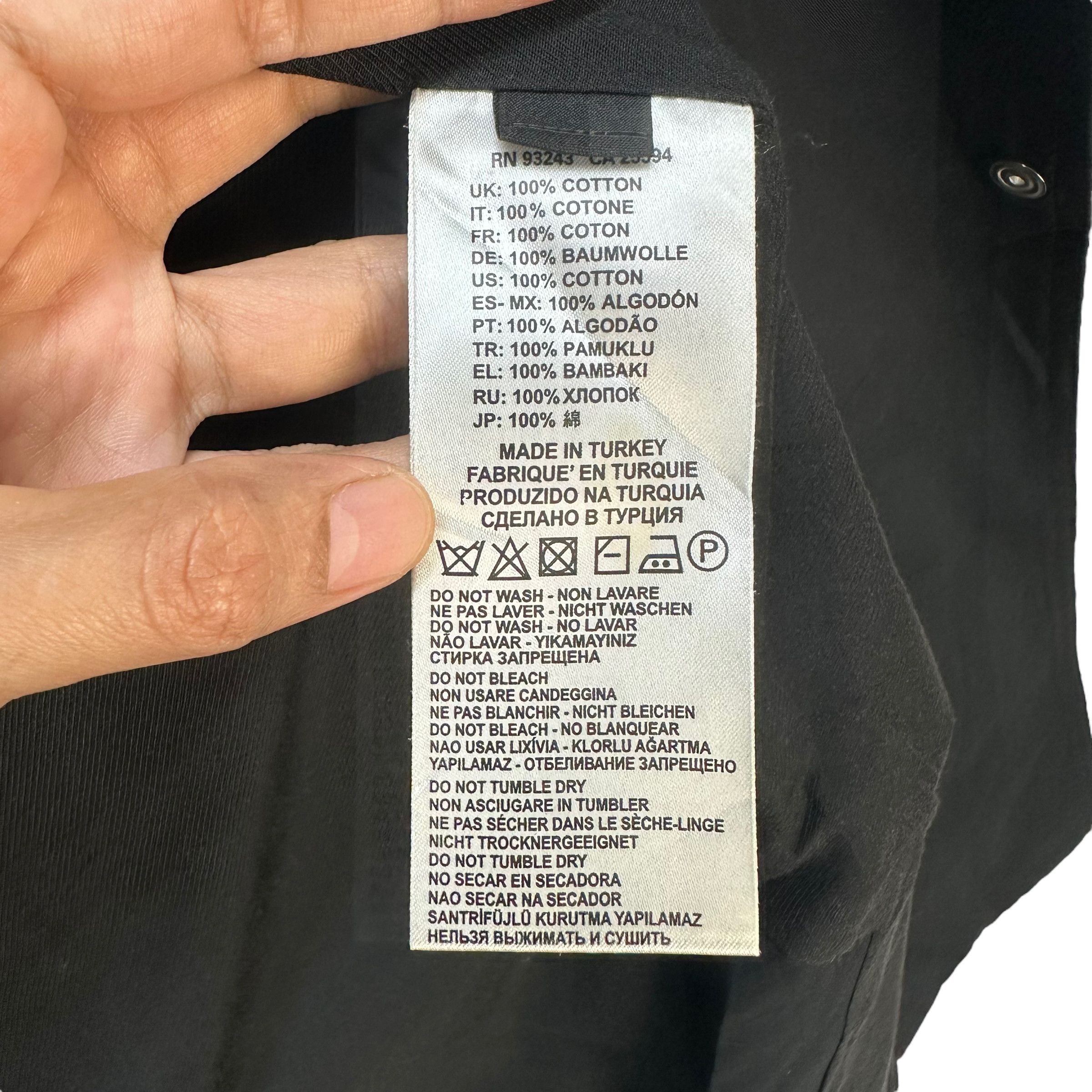 DIESEL DOUBLE BREASTED LONG COAT #7667-162