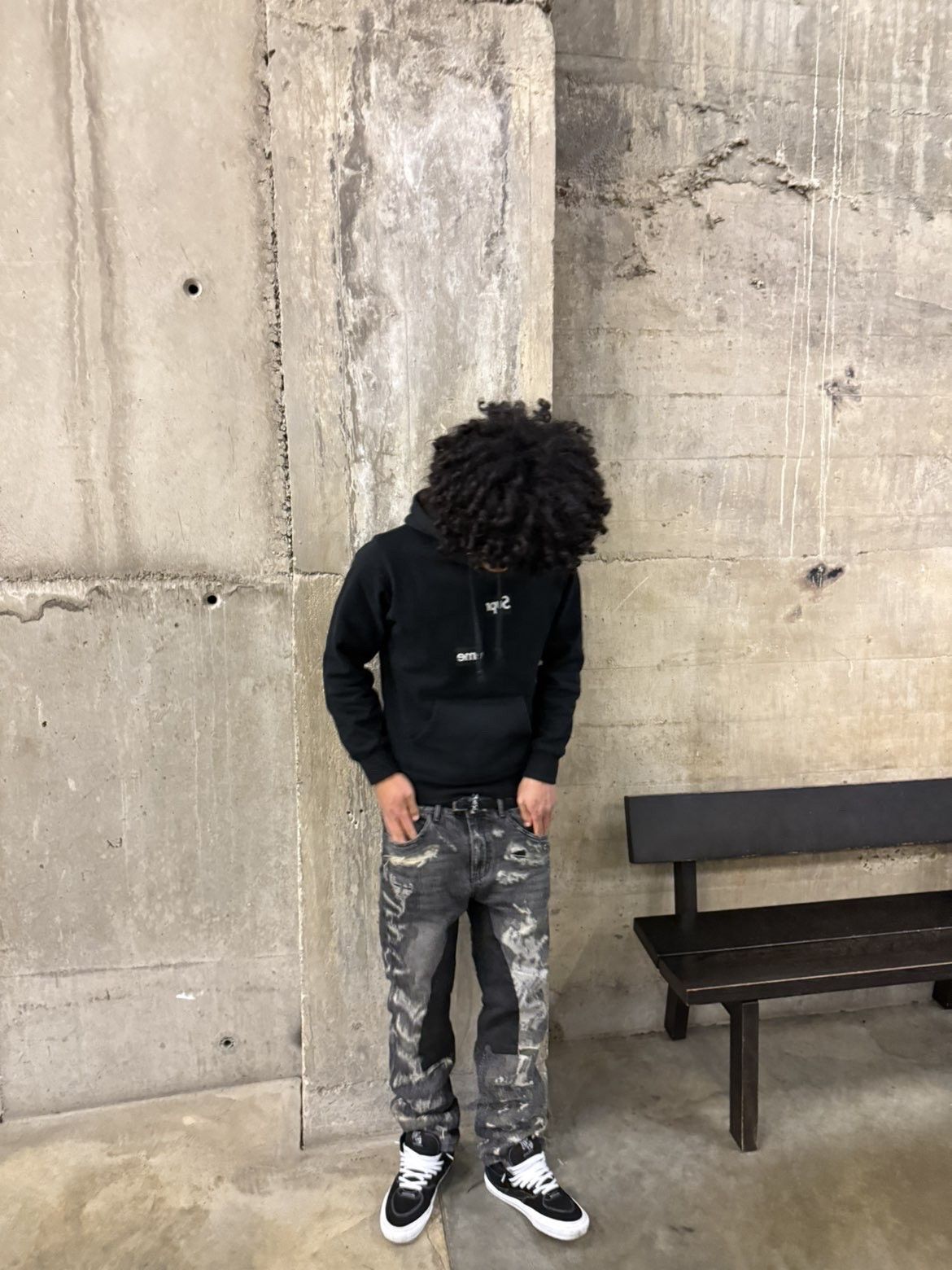 Givenchy Givenchy FW22 Boro Distressed Denim By Matthew Williams Size US 32 / EU 48 - 3 Thumbnail