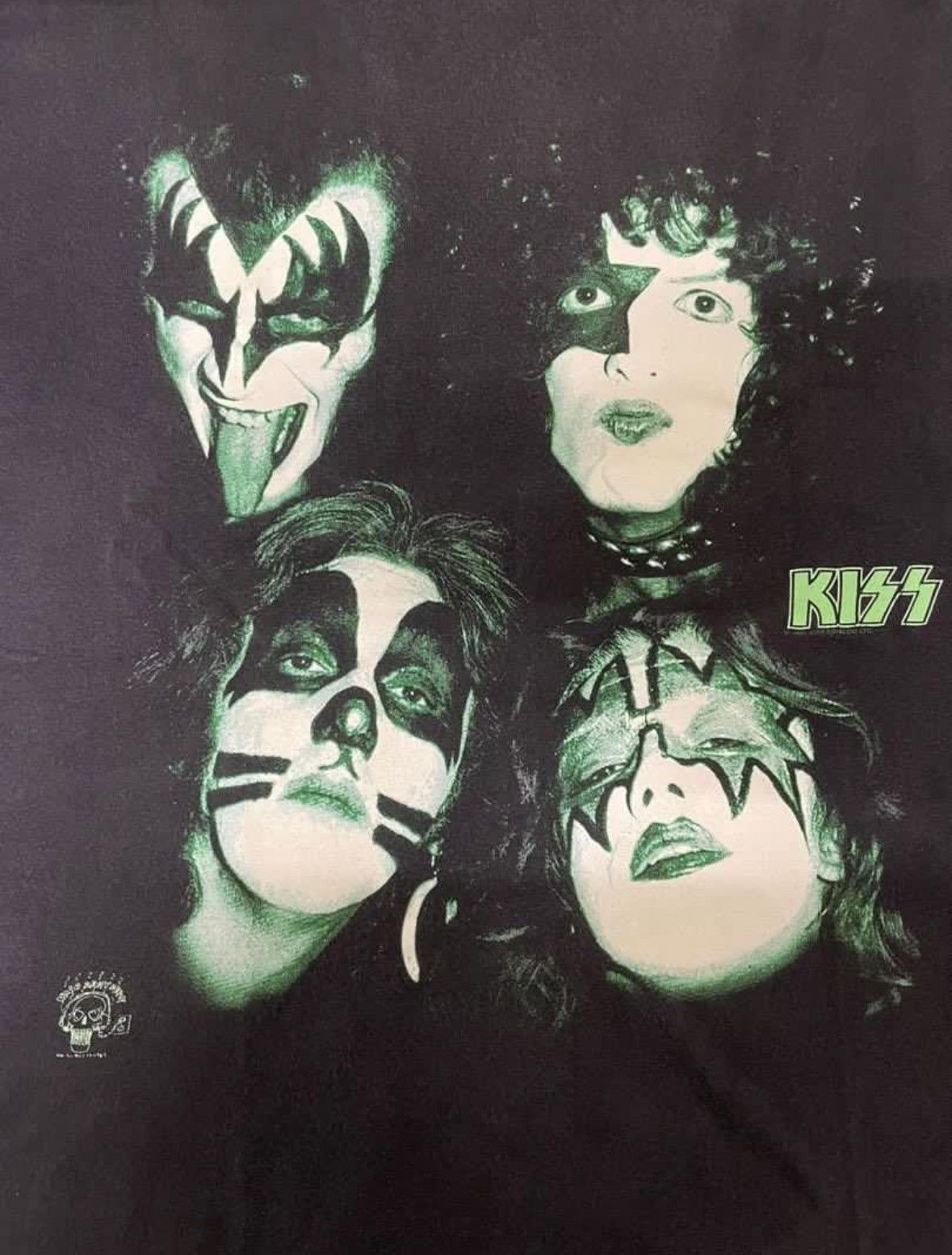 Vintage Vintage Kiss @1994 Glow In The Dark Size US L / EU 52-54 / 3 - 2 Thumbnail