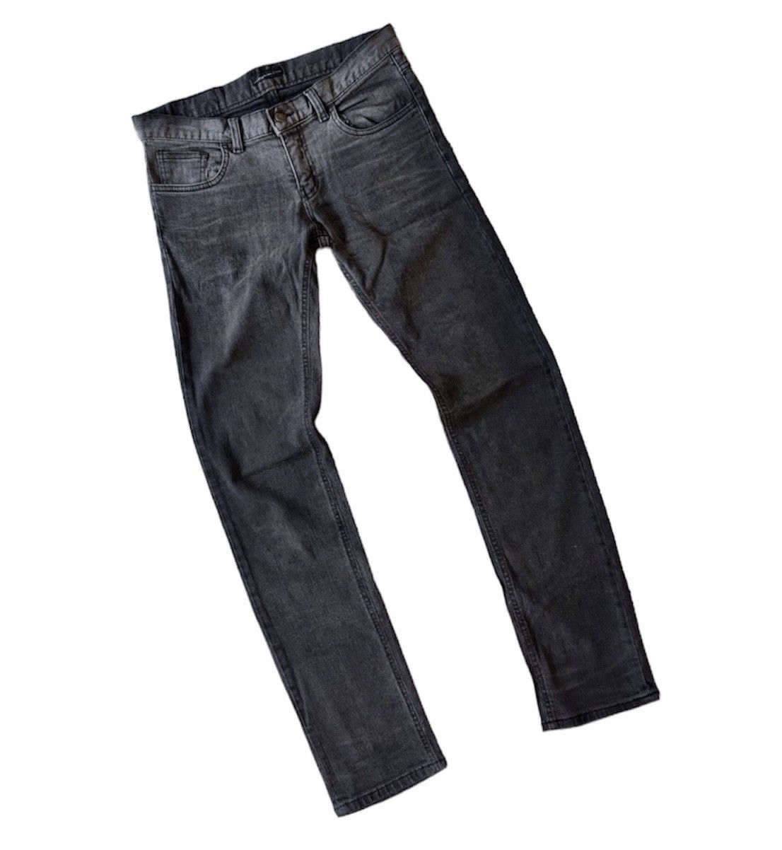 image of If Six Was Nine x Lad Musician - Lad Musician Faded Stretch Denim Pants in Faded Blue (Size 32)