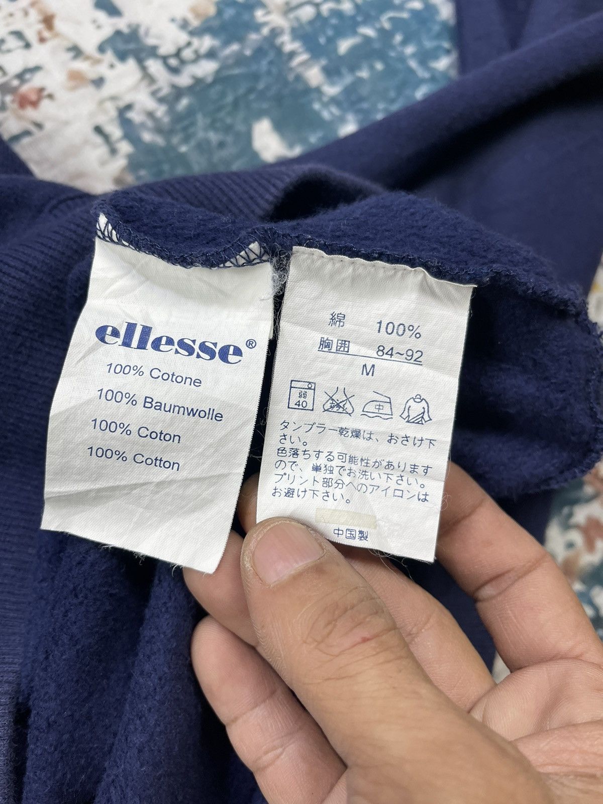 Ellesse Vintage Ellesse Big Spell Logo Sweatshirt Size US M / EU 48-50 / 2 - 9 Thumbnail