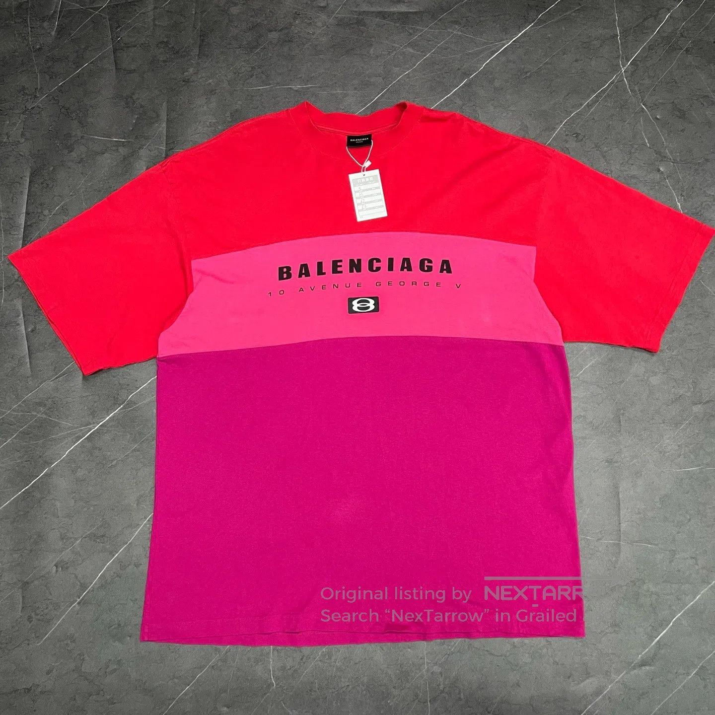 Balenciaga Balenciaga Letter logo printed crewneck short-sleeve T-shi Size US S / EU 44-46 / 1 - 1 Thumbnail