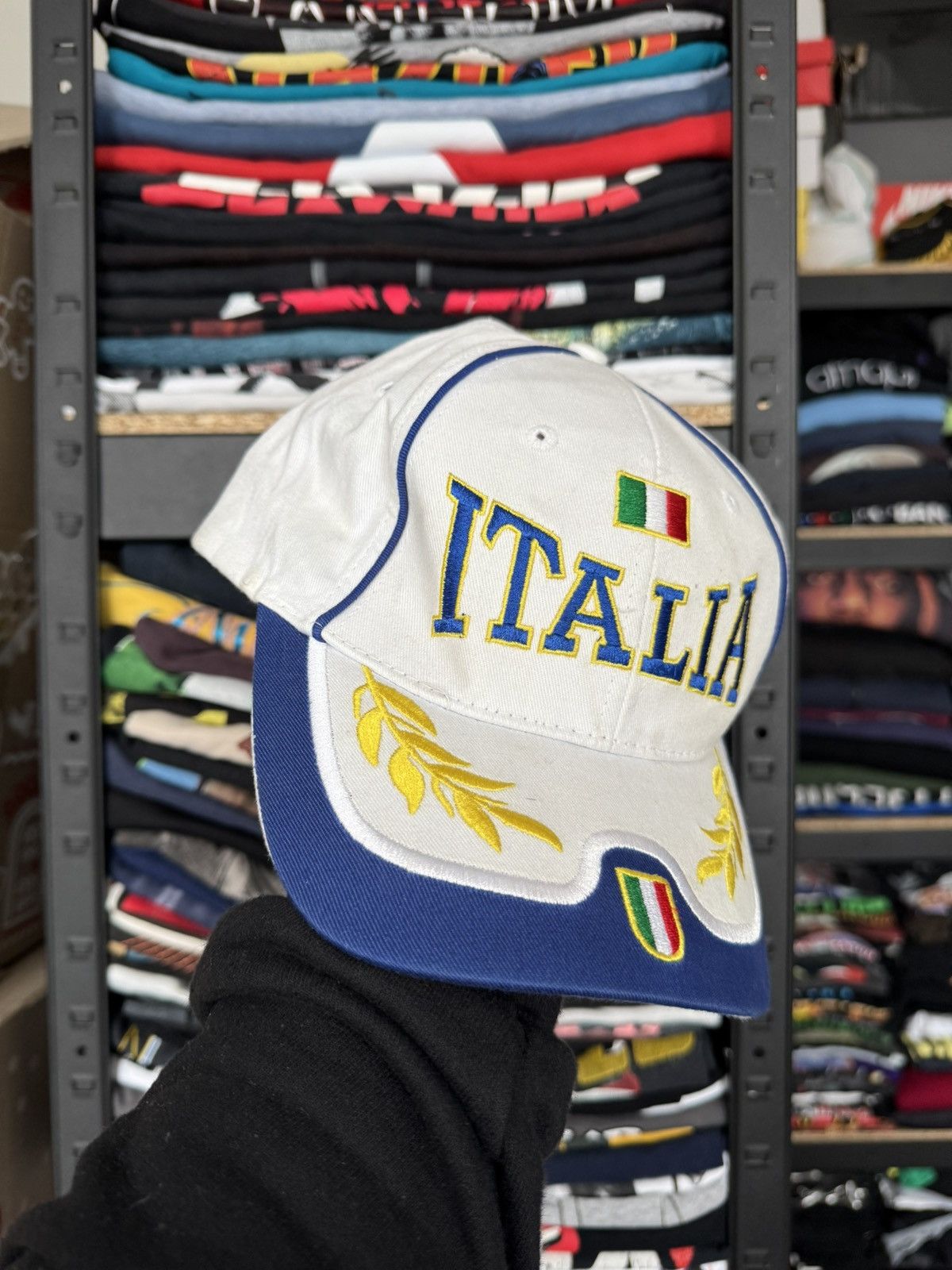 Vintage Vintage SOCCER / Racing Italy Cap streetwear Hat Size ONE SIZE - 1 Thumbnail