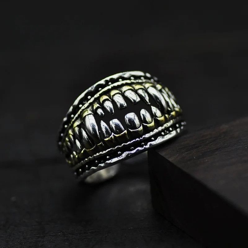 Japanese Brand × Jewelry × Vintage Retro Devil Teeth Ring Size ONE SIZE - 4 Thumbnail