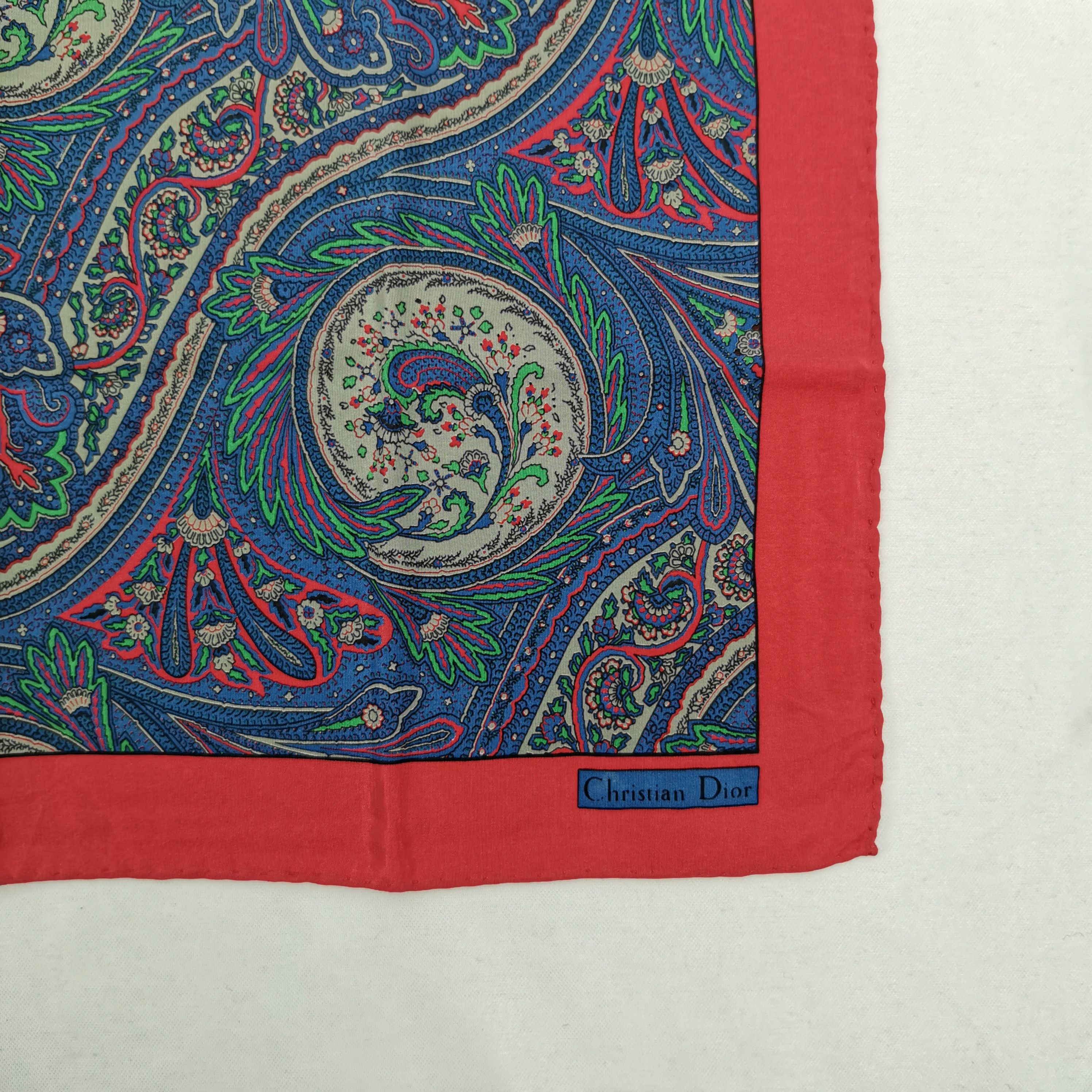 Japanese Brand Vintage Christian DIOR Handkerchief 56789 Size ONE SIZE - 3 Thumbnail