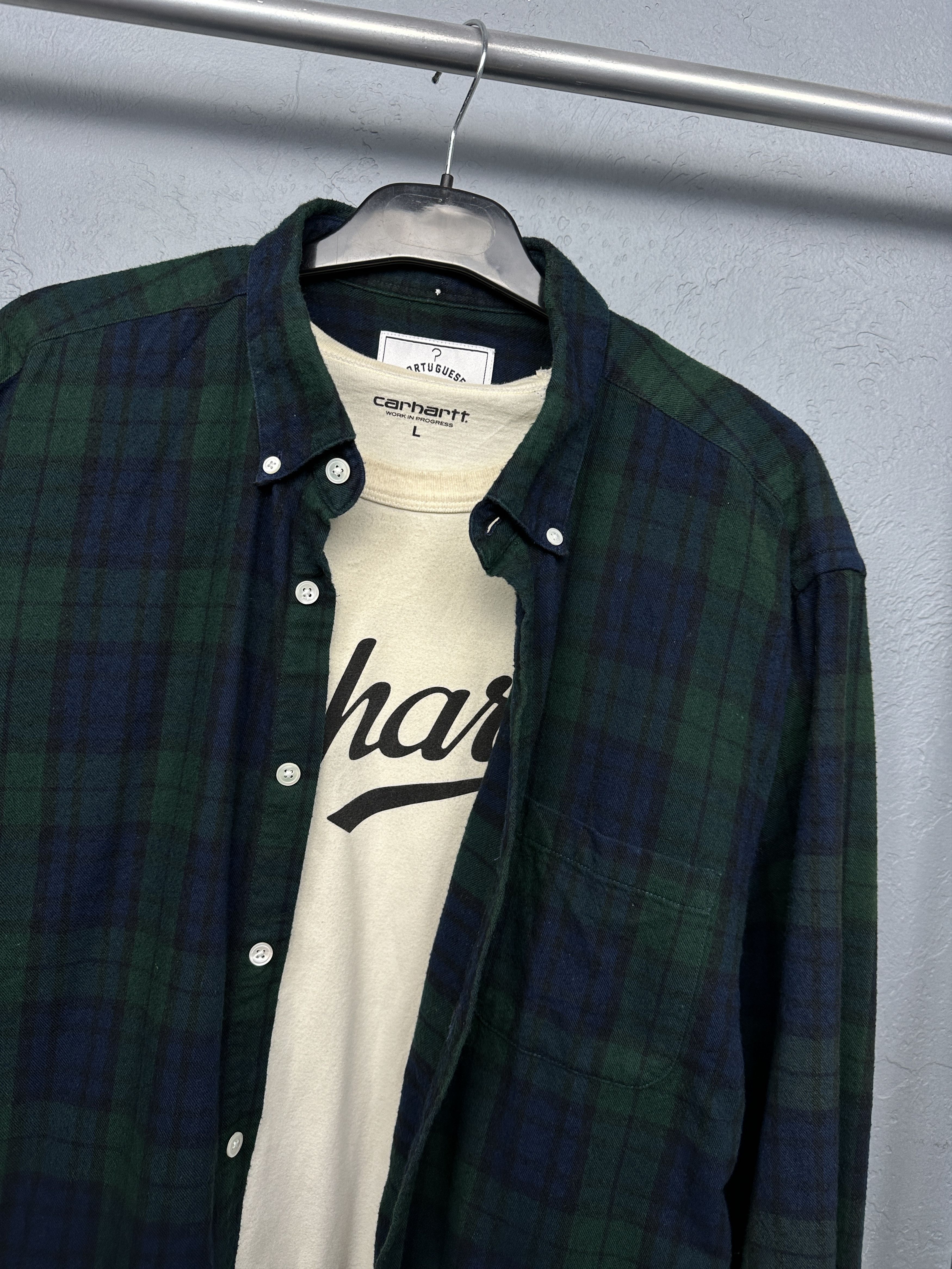 Portuguese Flannel Portuguese Flannel Mens Plaid Shirt Size US XL / EU 56 / 4 - 2 Thumbnail