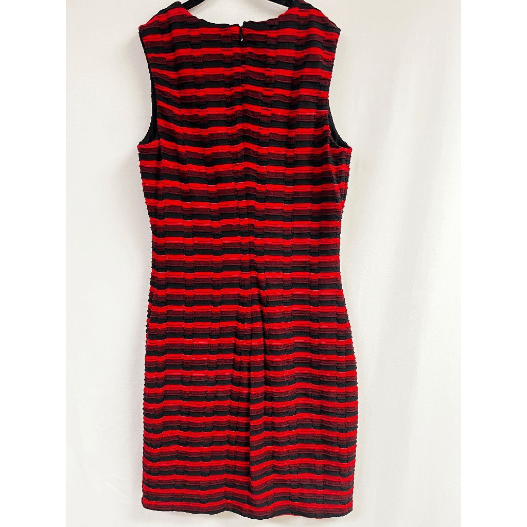 Calvin Klein Calvin Klein Womens Sleeveless Knee Length Sheath Striped Re Size S / US 4 / IT 40 - 12 Thumbnail