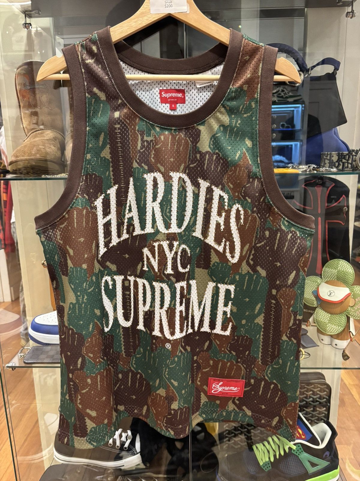 トップス Supreme Hardies Camo Basketball Jersey Supreme