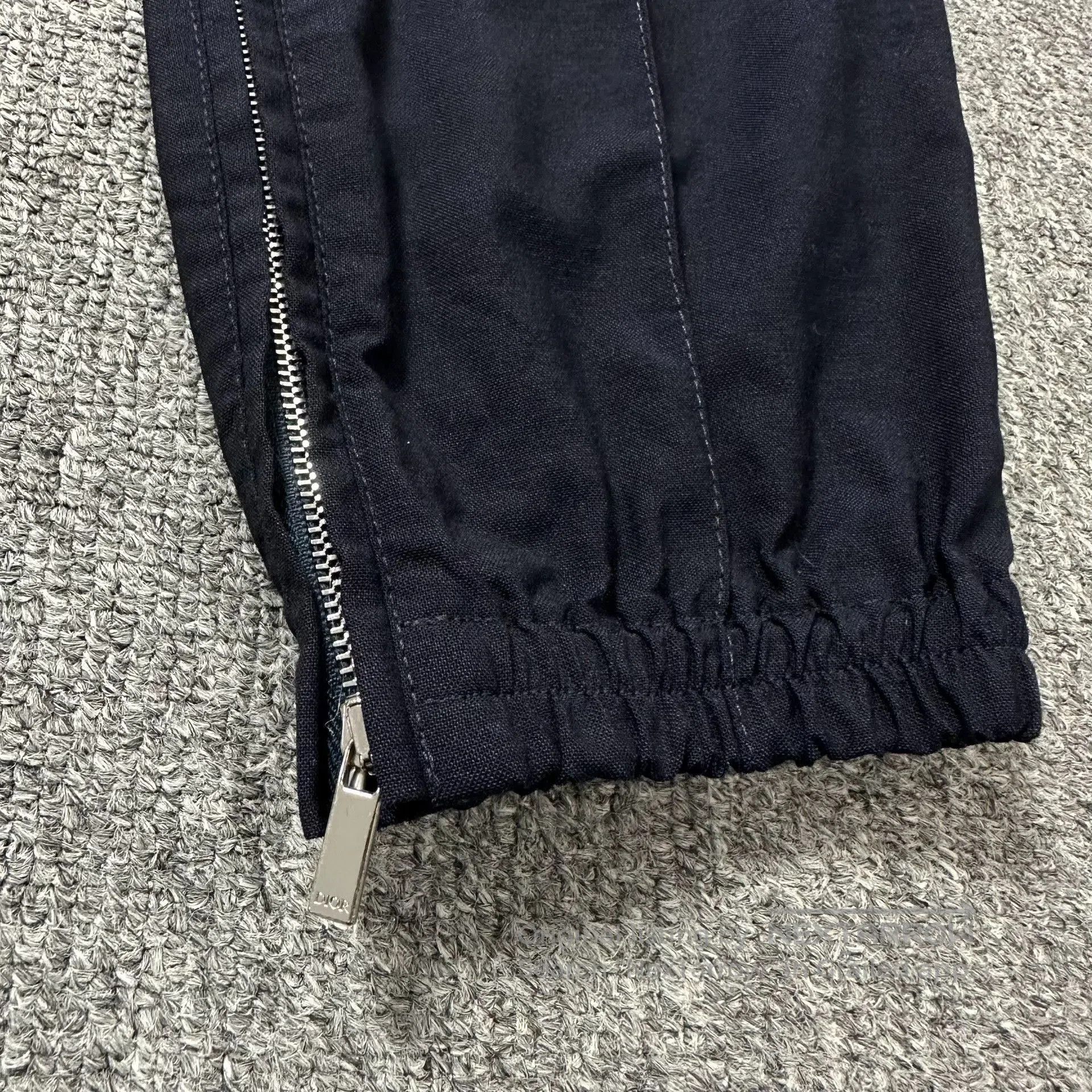 Dior Dior Dark Blue Wool Drawstring Sweatpants. Size US 30 / EU 46 - 2 Thumbnail