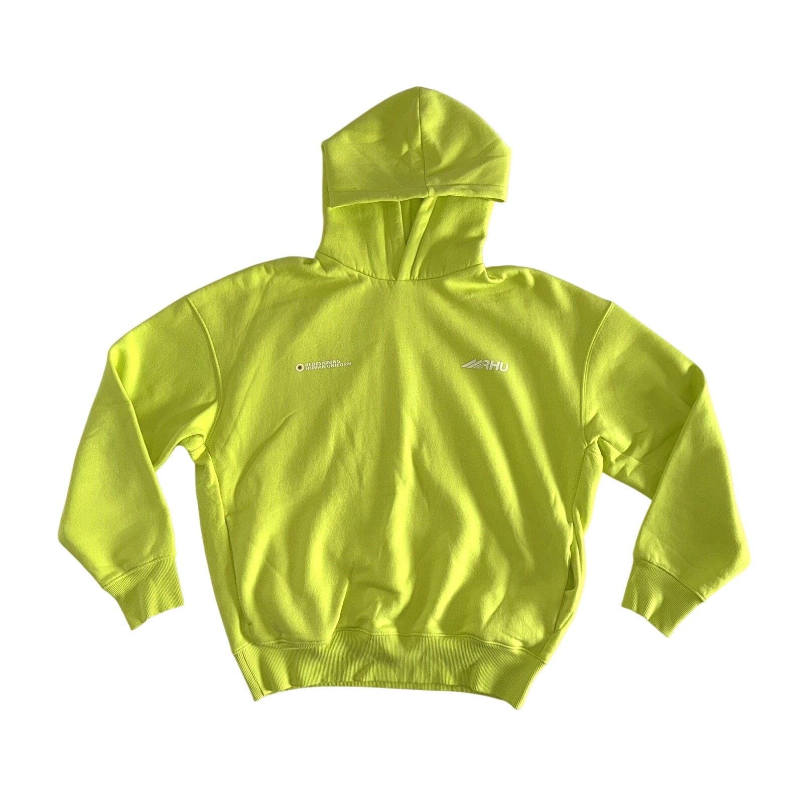 Zara Zara x Rhuigi Rhude Redesigning Human Uniform Neon Hoodie Size US XL / EU 56 / 4 - 1 Thumbnail