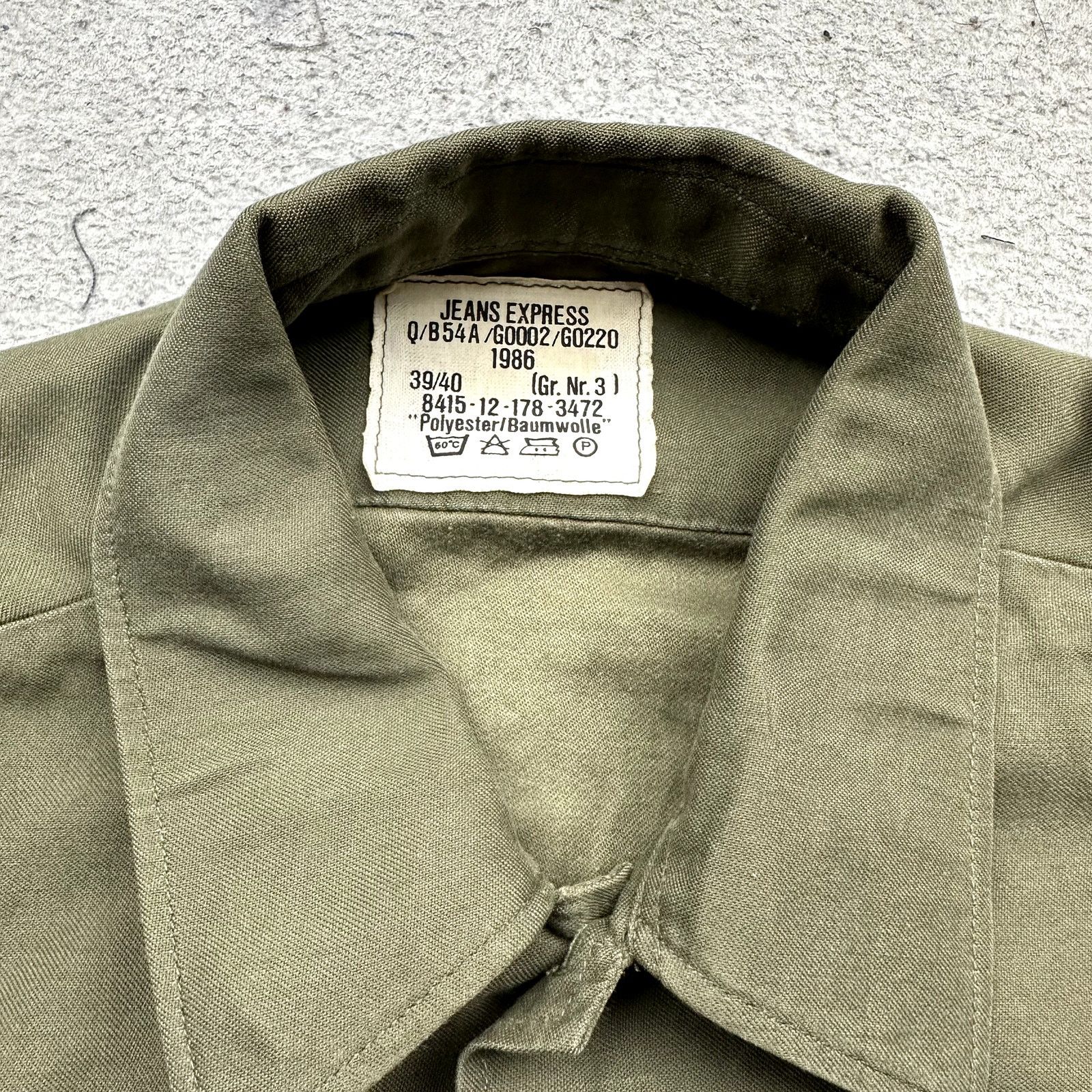 Other Vintage 1986 West German Bundeswehr Military Shirt M Green Size US M / EU 48-50 / 2 - 3 Thumbnail