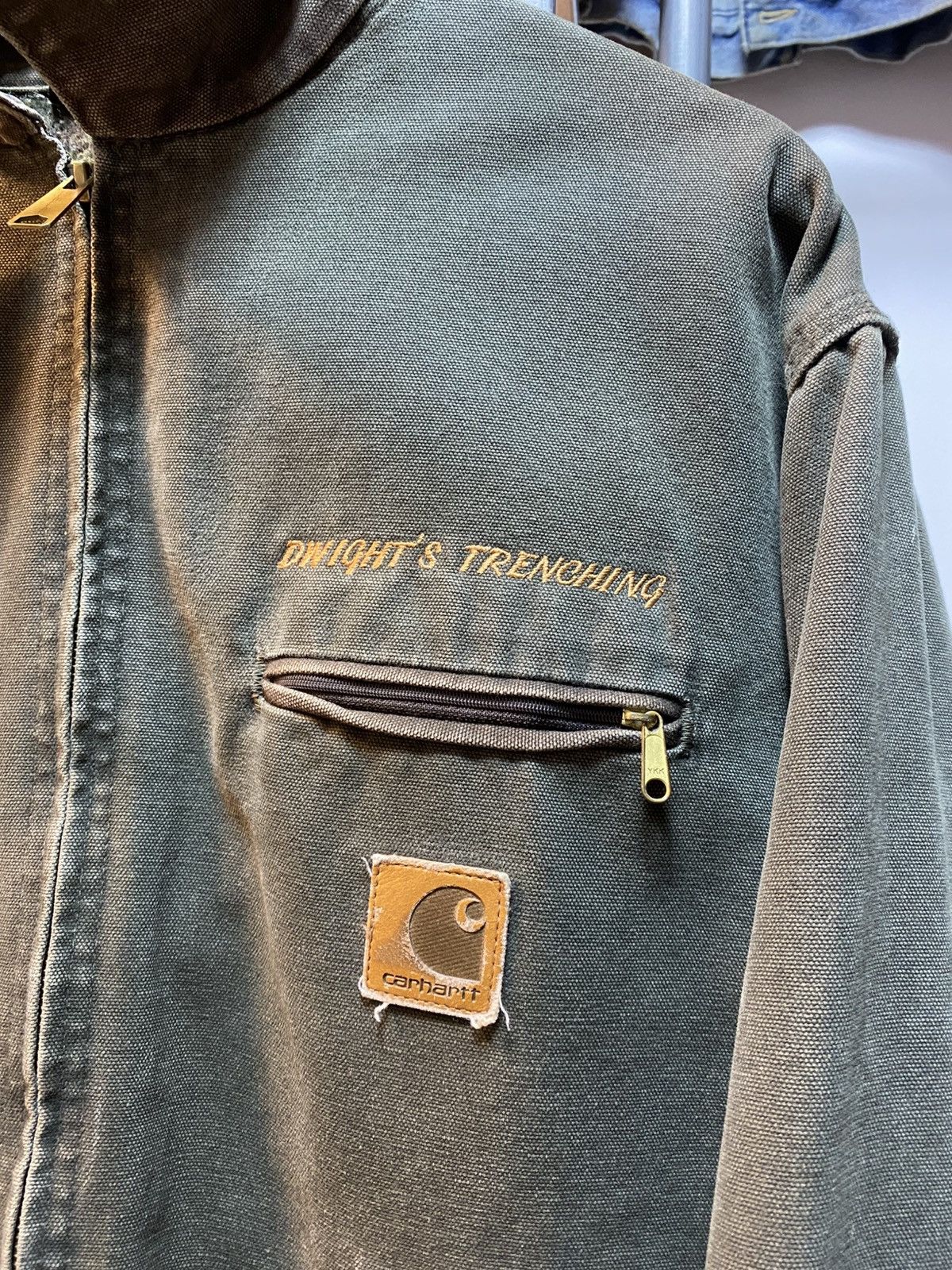 Carhartt Rare Vintage Carhartt Detroit Jacket MOS Green Size US XL / EU 56 / 4 - 10 Thumbnail