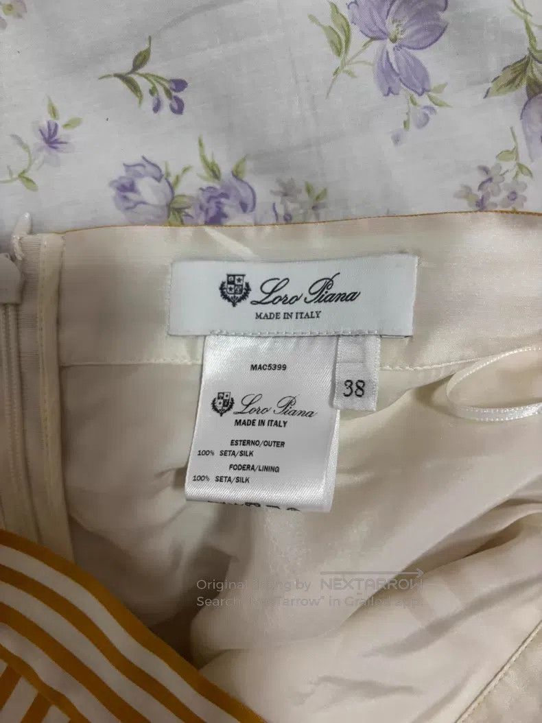 Loro Piana Loro Piana Silk Skirt Size 25" / US 0 / IT 36 - 2 Thumbnail