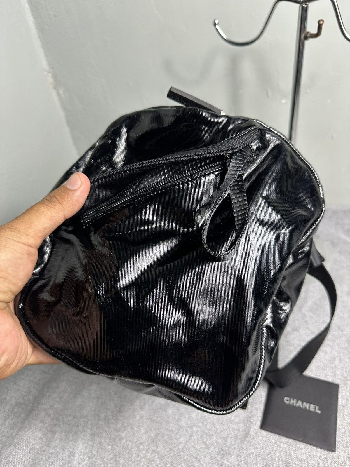Chanel Chanel Sport Line PVC Coated Canvas Bowling Bag Size ONE SIZE - 3 Thumbnail