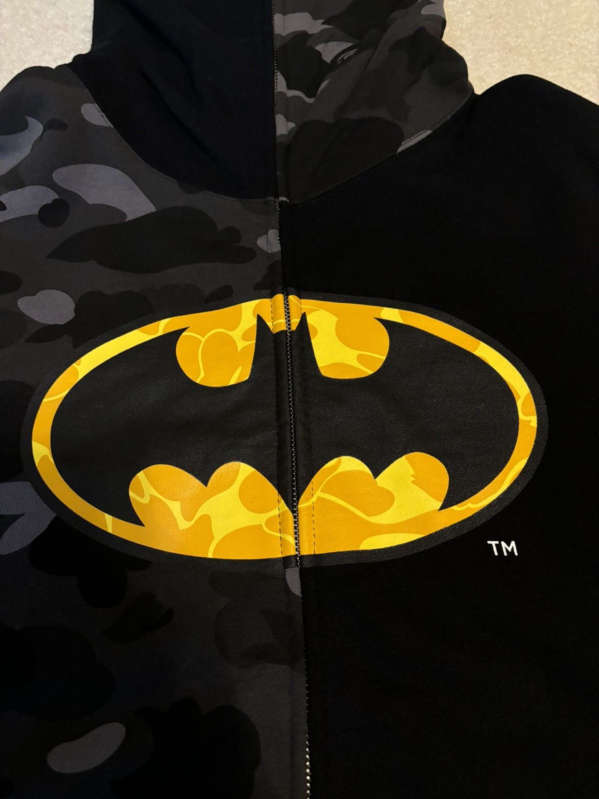 Bape × DC Comics Bape DC Batman Full Zip Hoodie Black Size US XL / EU 56 / 4 - 2 Thumbnail