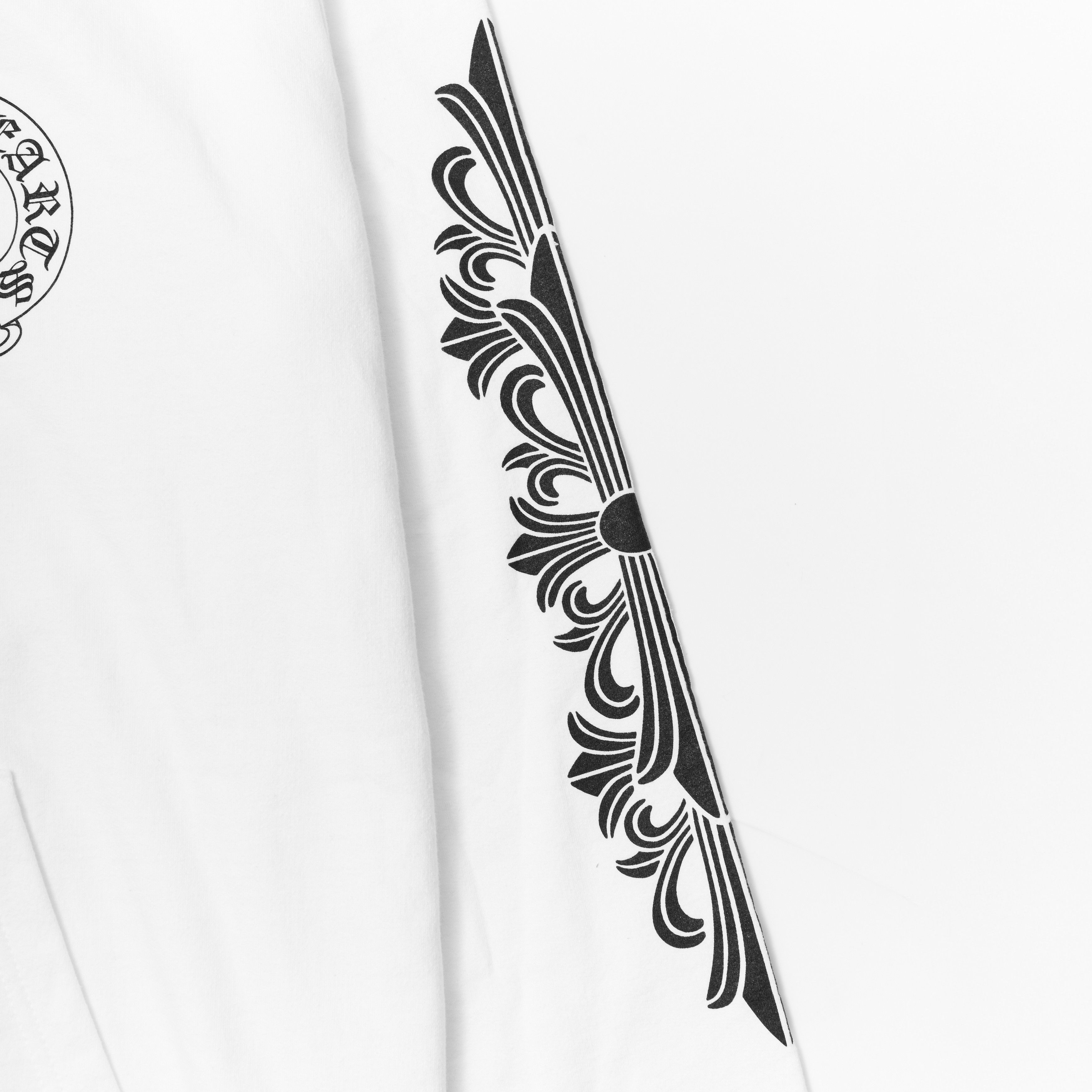 Chrome Hearts CHROME HEARTS Horsehoe Logo Hoodie Black Print Size US XXL / EU 58 / 5 - 6 Thumbnail