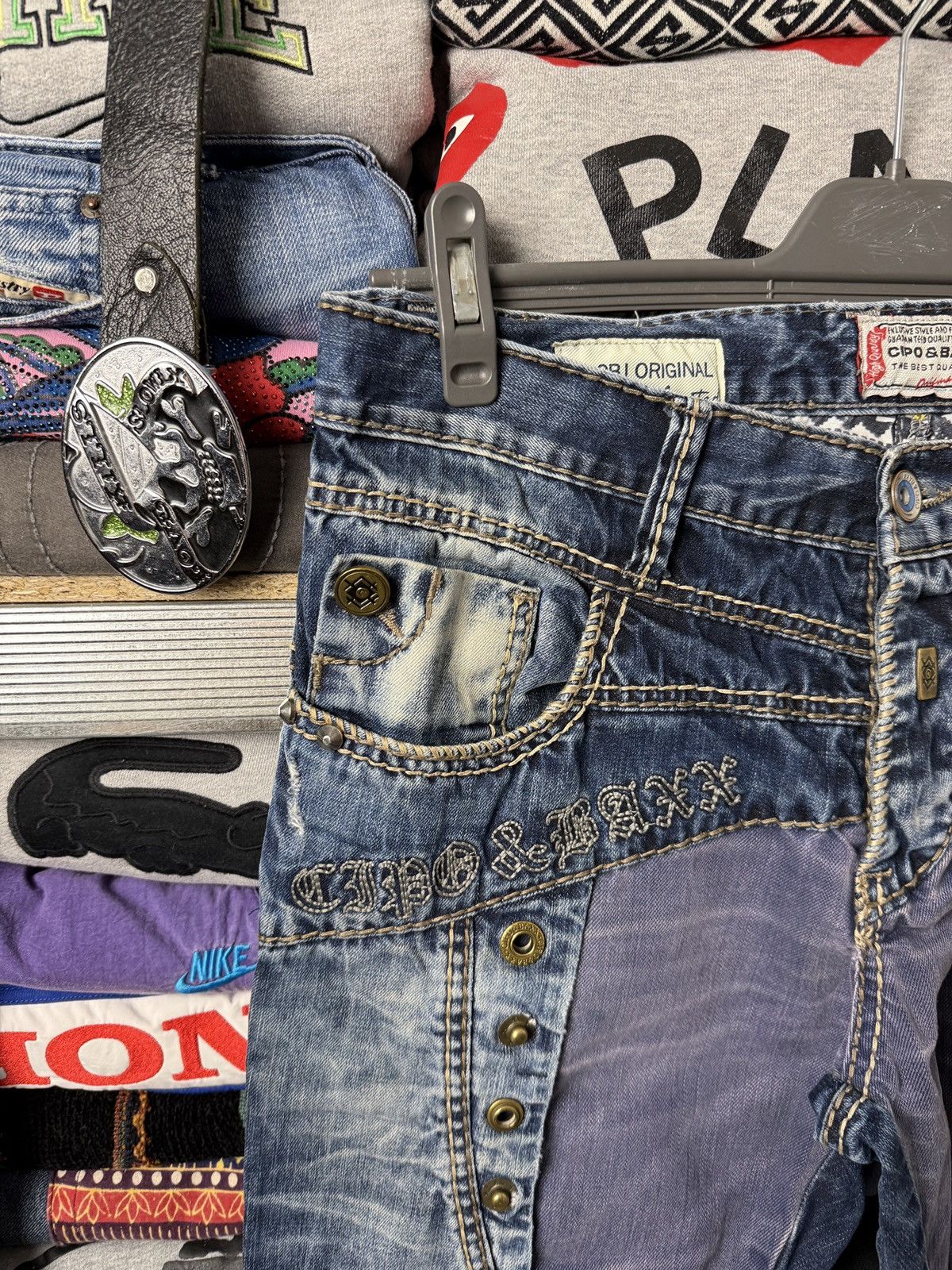 If Six Was Nine Vintage y2k Kapital style patchwork jeans avant garde Y2k Size US 32 / EU 48 - 4 Thumbnail
