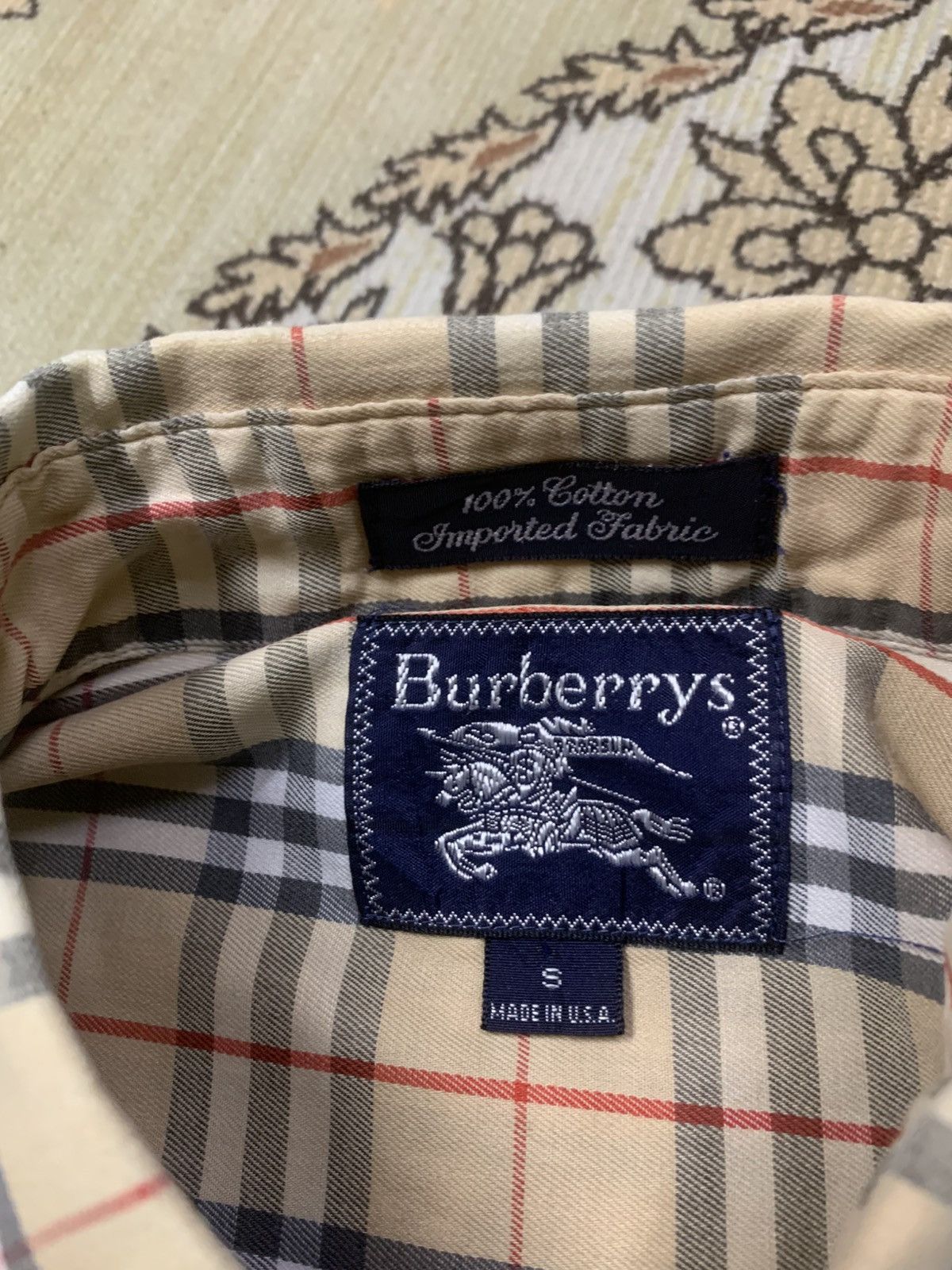 Burberry Vintage burberrys shirt upp buttong novacheck Size US S / EU 44-46 / 1 - 9 Thumbnail