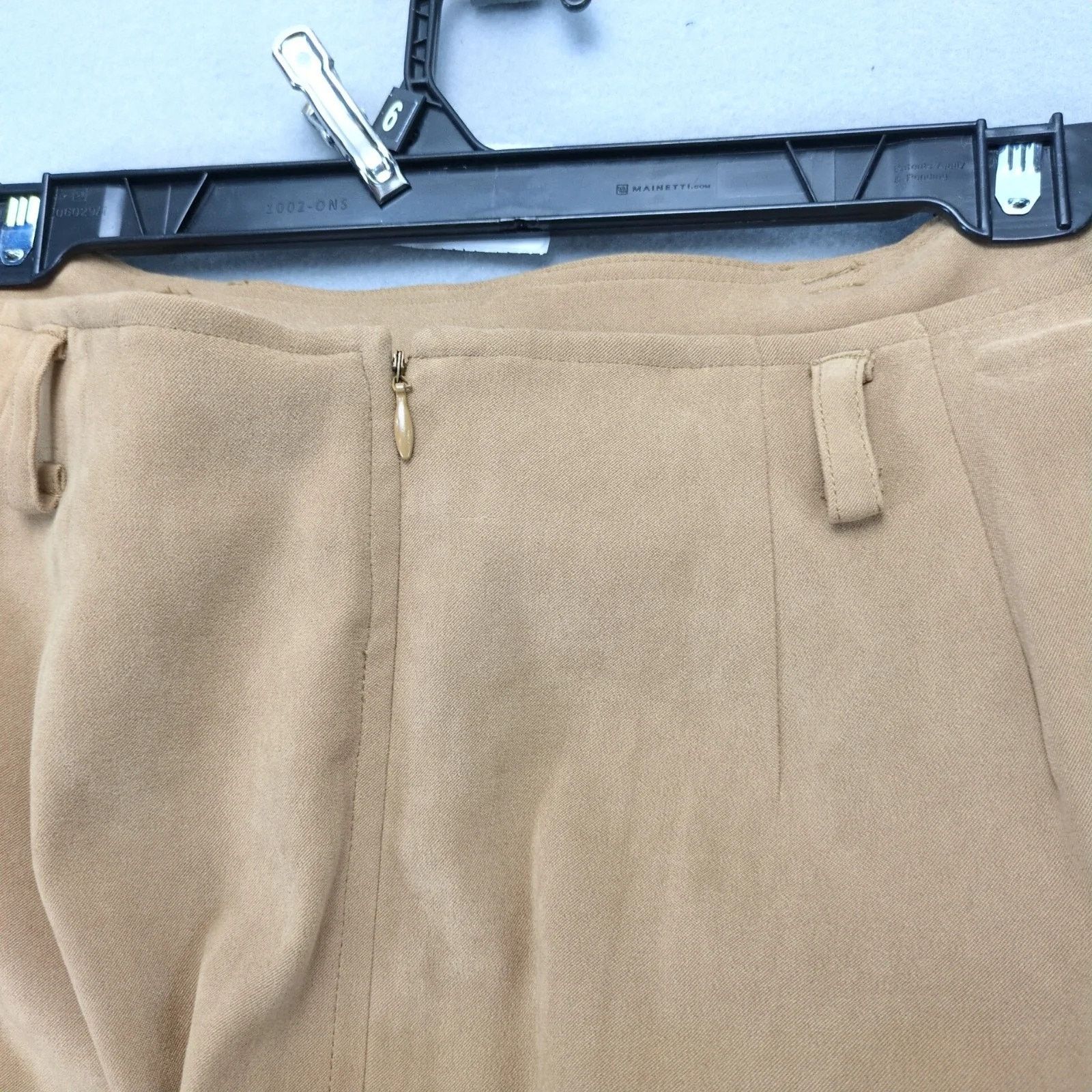 Liz Claiborne Liz Claiborne Sport Tan Faux Suede Pencil Midi Skirt Sz 12 Size 34" / US 12 / IT 48 - 5 Thumbnail