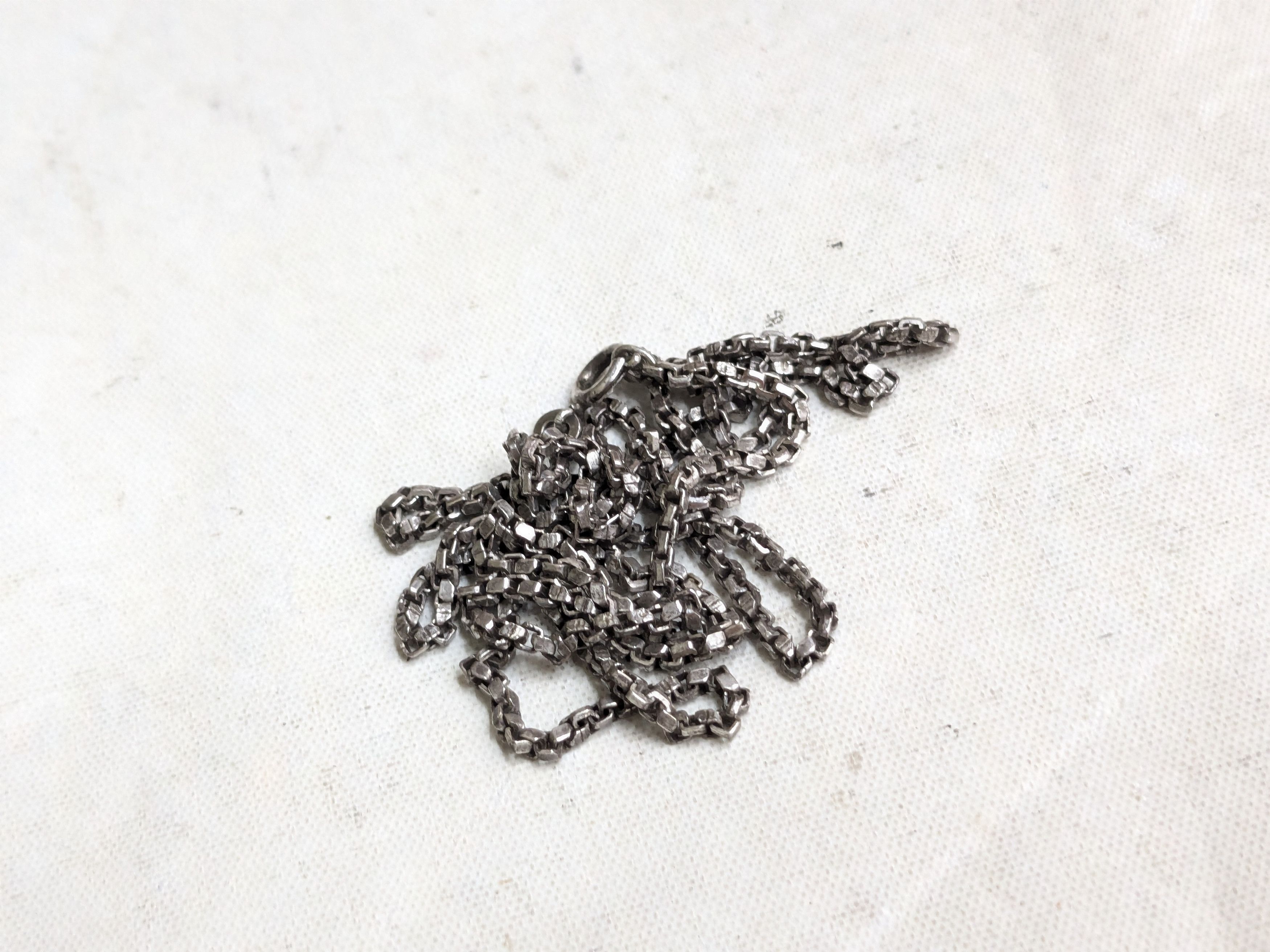 Jewelry Vintage Sterling Silver Box Necklace square 25" Size ONE SIZE - 12 Thumbnail