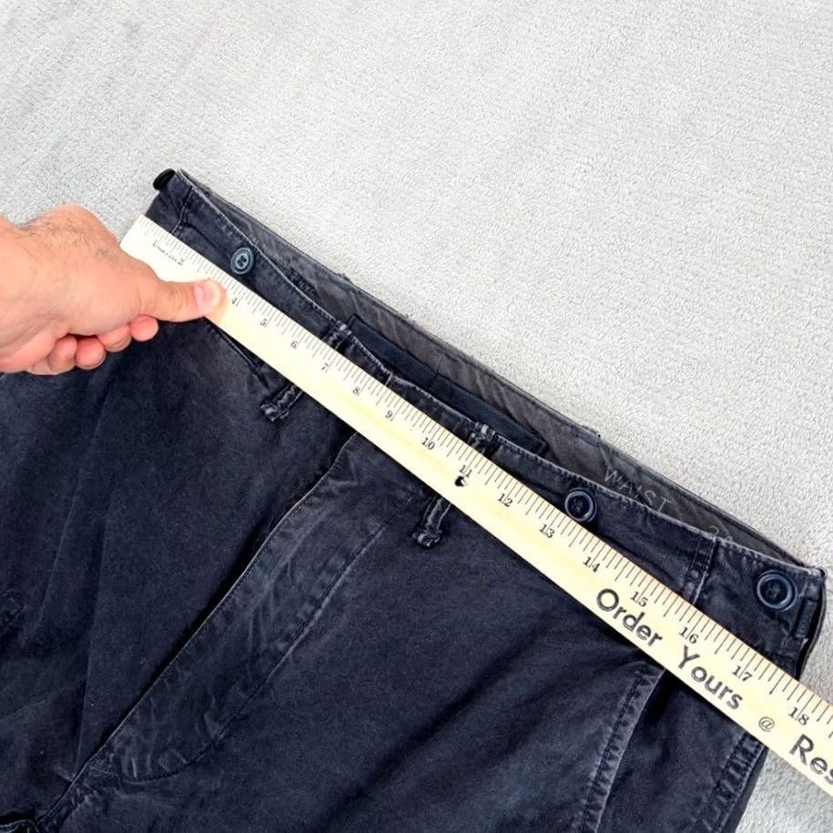 Ralph Lauren VINTAGE? No. RRL Pants Paratrooper Military Cargo Double RL Pants in Onyx Cloth Men 34x32 Size US 34 / EU 50 - 5 Thumbnail