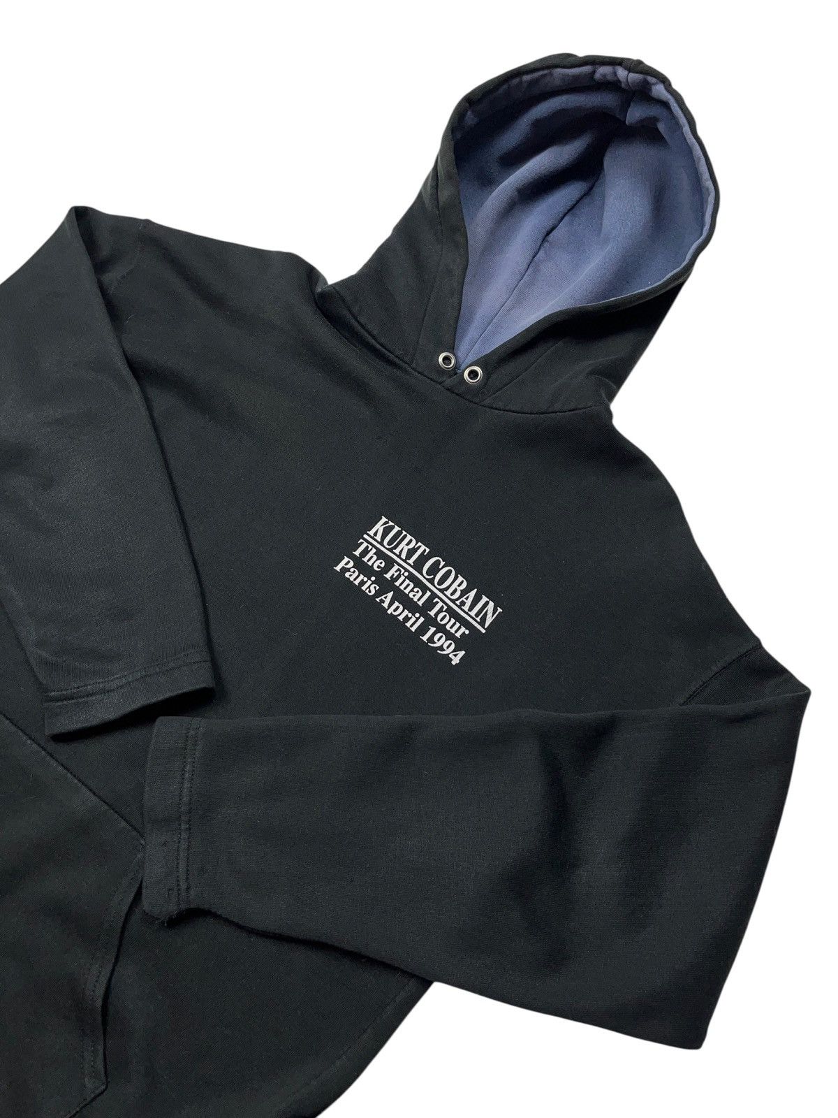 Nirvana Vintage 90s Nirvana Kurt Cobain The Final Tour Paris Hoodie Size US L / EU 52-54 / 3 - 5 Thumbnail